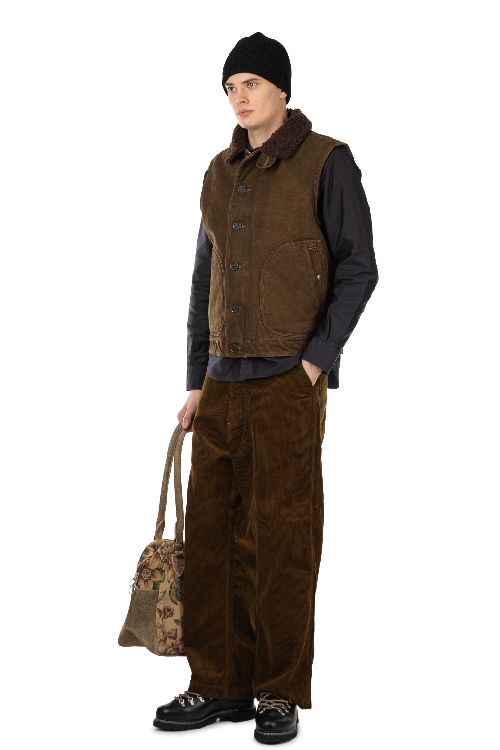 Iron Heart - IHV-51-BRN 12oz Duck N1 Deck Vest - Brown