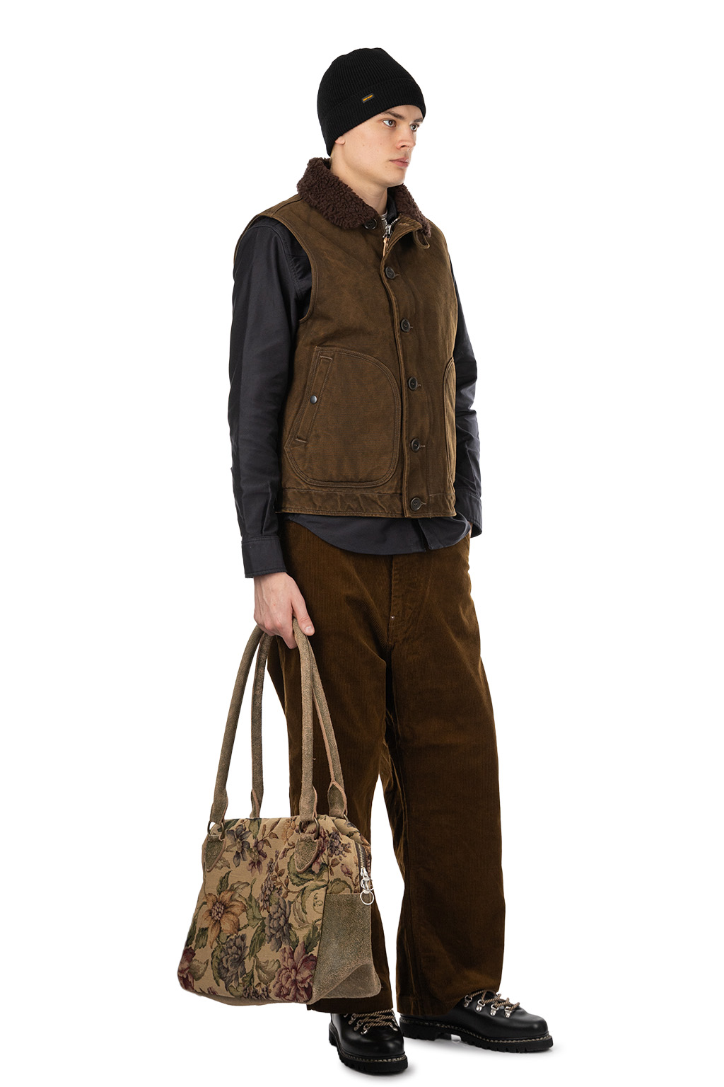Iron Heart - IHV-51-BRN 12oz Duck N1 Deck Vest - Brown