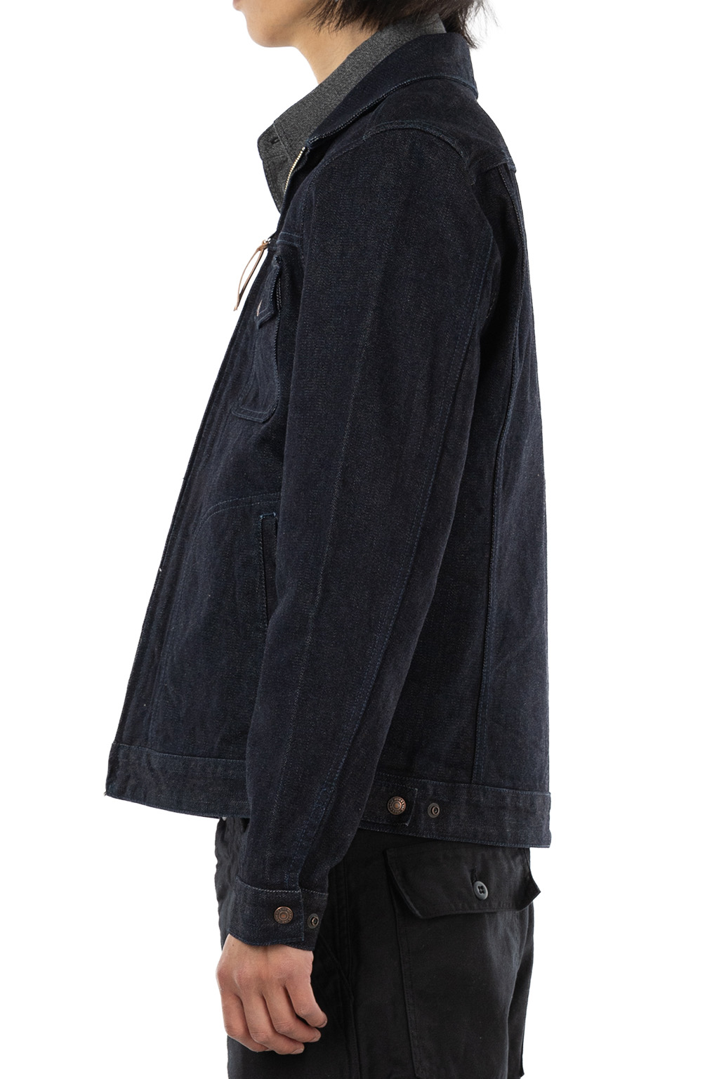 Iron Heart - 14oz Broken Twill Selvedge Denim Work Jacket - Indigo