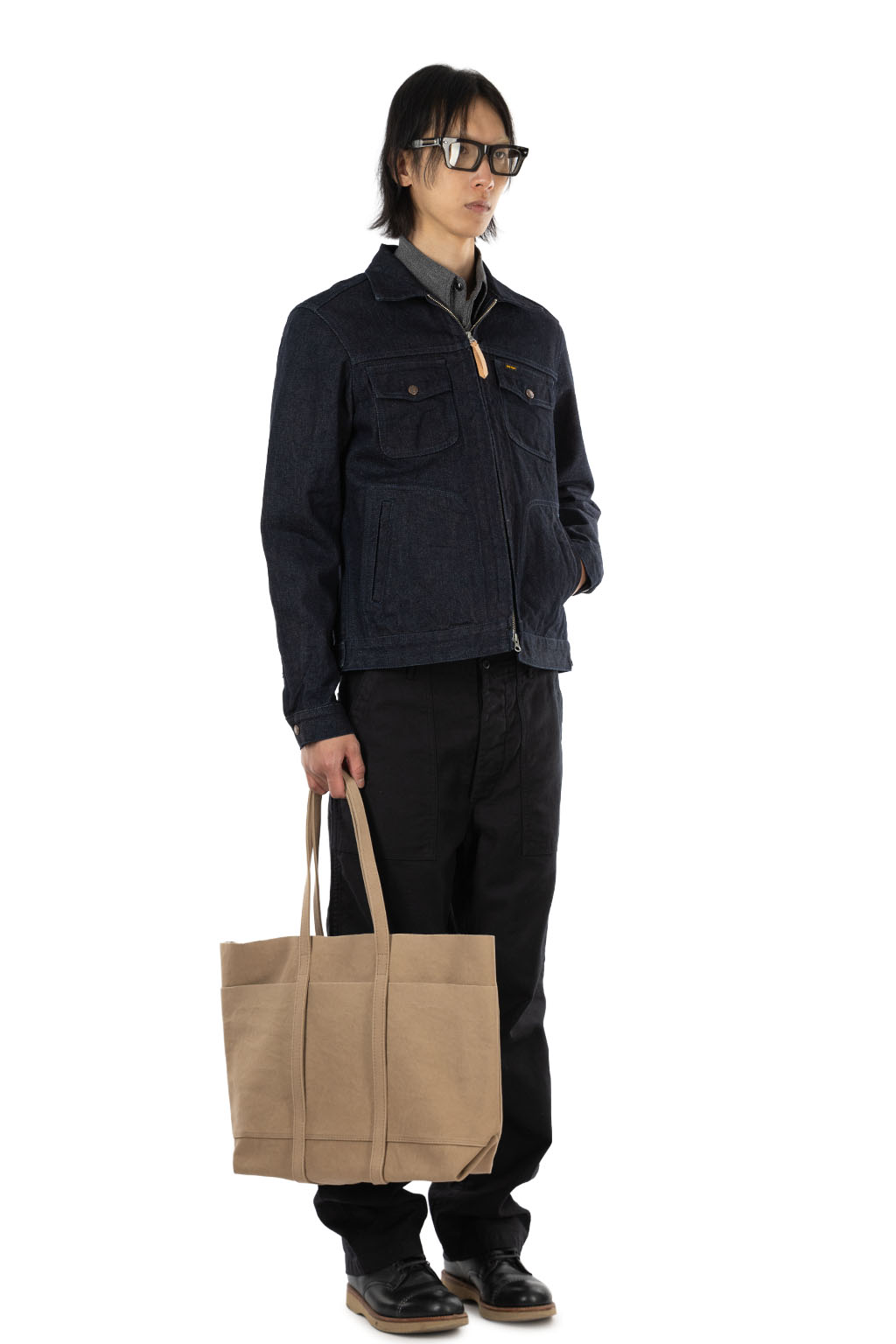Iron Heart - 14oz Broken Twill Selvedge Denim Work Jacket - Indigo