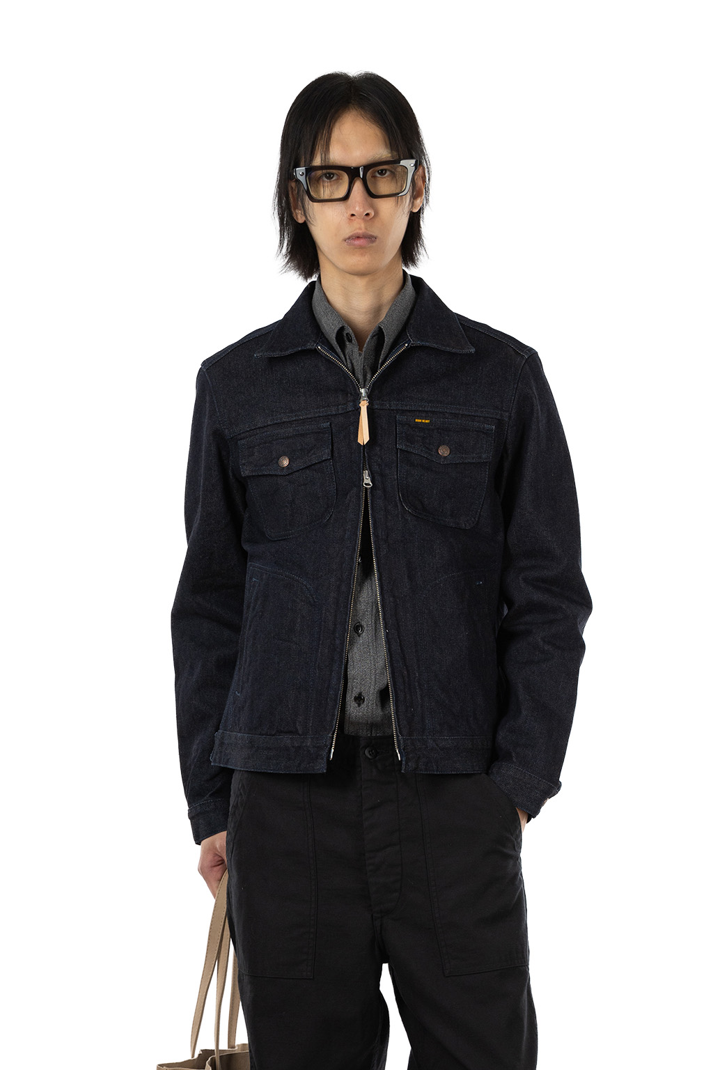 Iron Heart - 14oz Broken Twill Selvedge Denim Work Jacket - Indigo