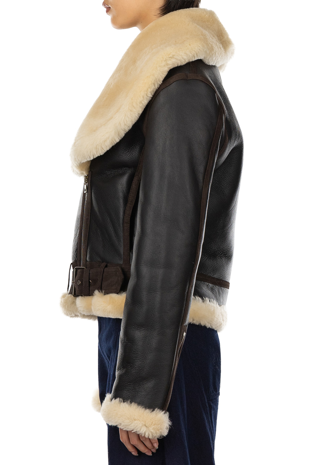 JW Anderson - Aviator Jacket - Dark Brown