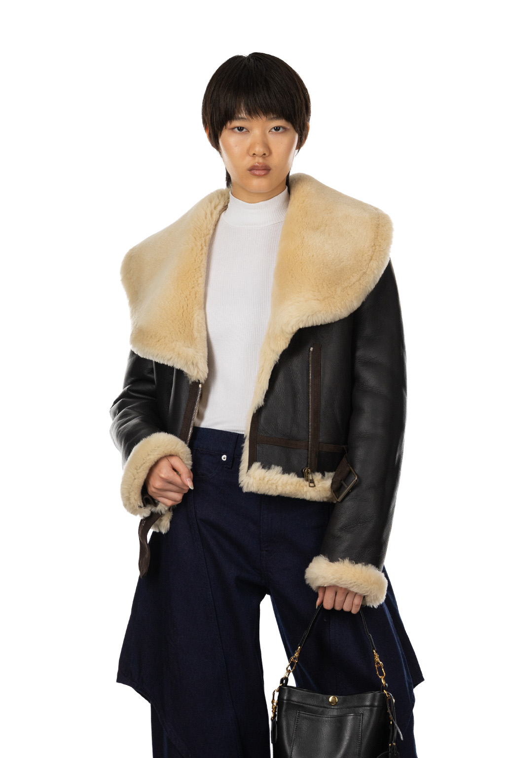 JW Anderson - Aviator Jacket - Dark Brown