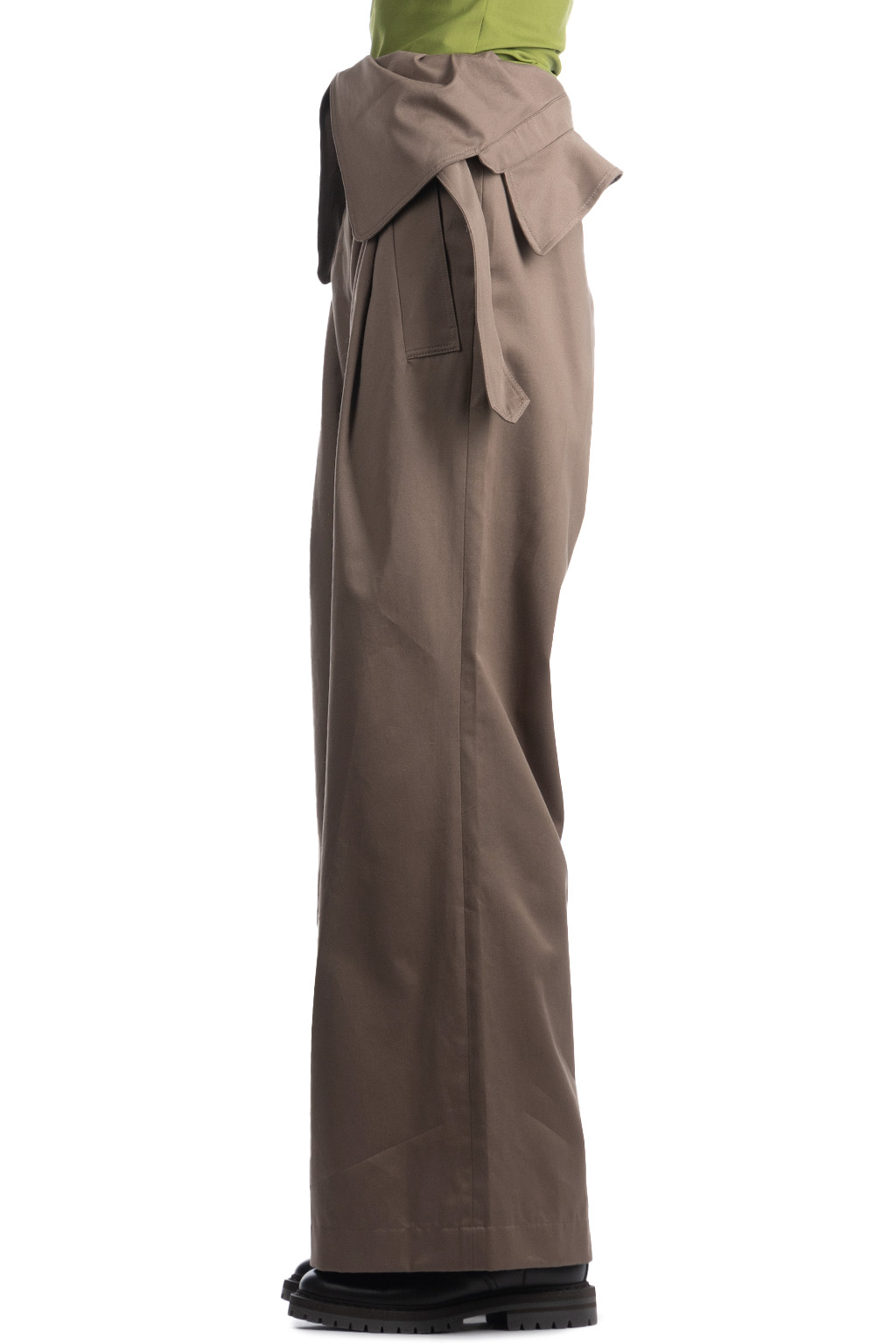 JW Anderson - Fold Over Trench Trousers - Smoke