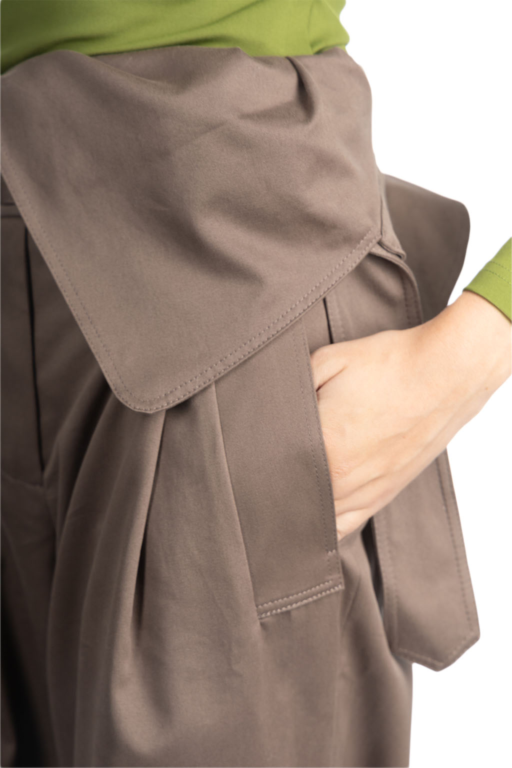 JW Anderson - Fold Over Trench Trousers - Smoke