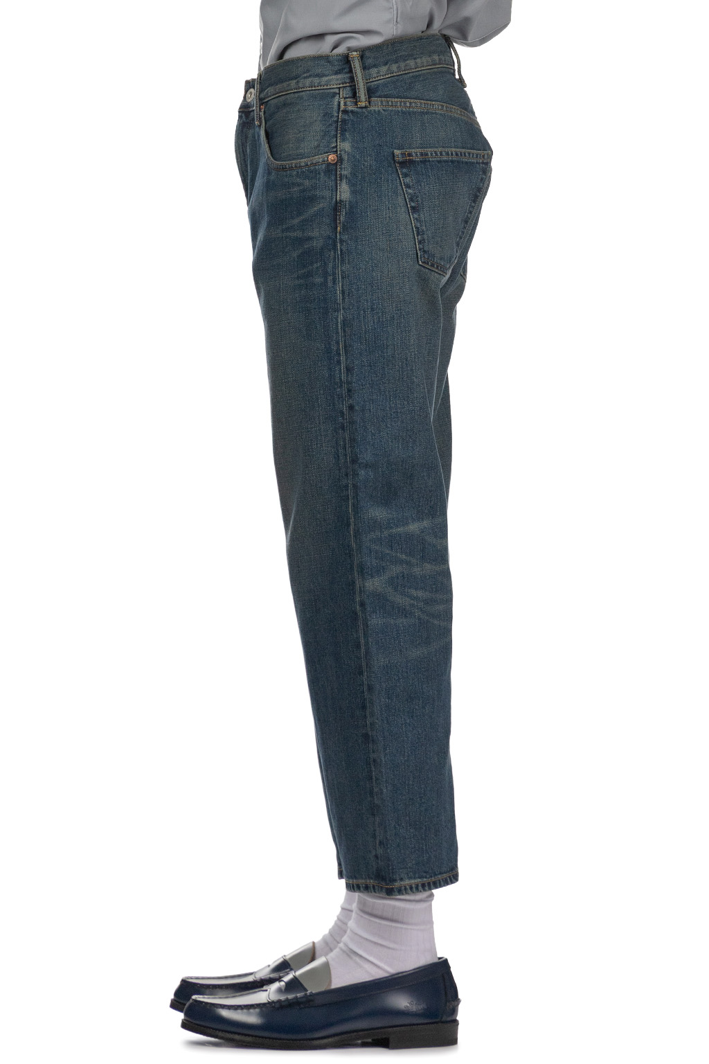 Junya Watanabe MAN - Junya Watanabe Men's Cropped Jeans  - Indigo A