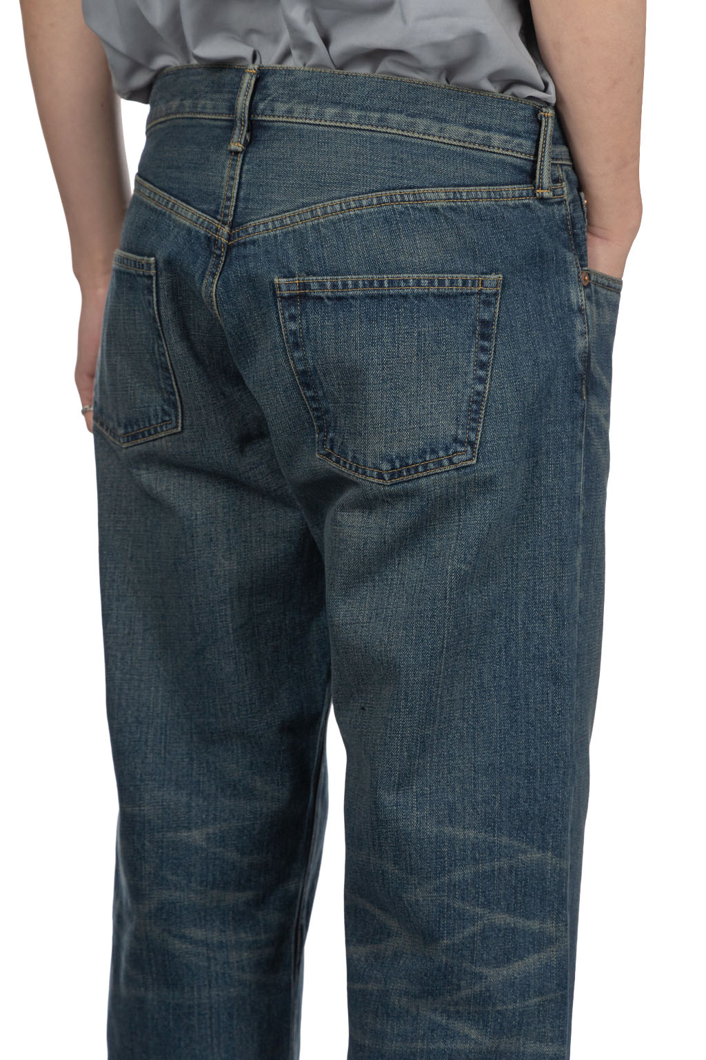 Junya Watanabe MAN - Junya Watanabe Men's Cropped Jeans  - Indigo A