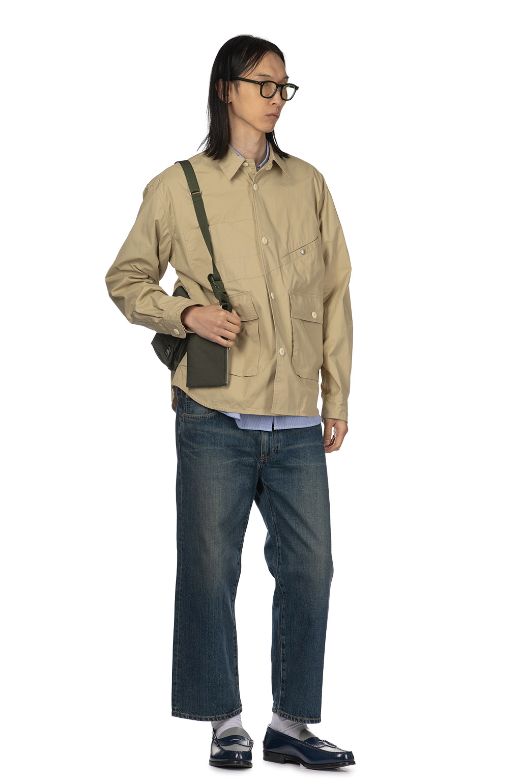 Junya Watanabe MAN - Junya Watanabe Button-Up Pocket LS Shirt - Beige