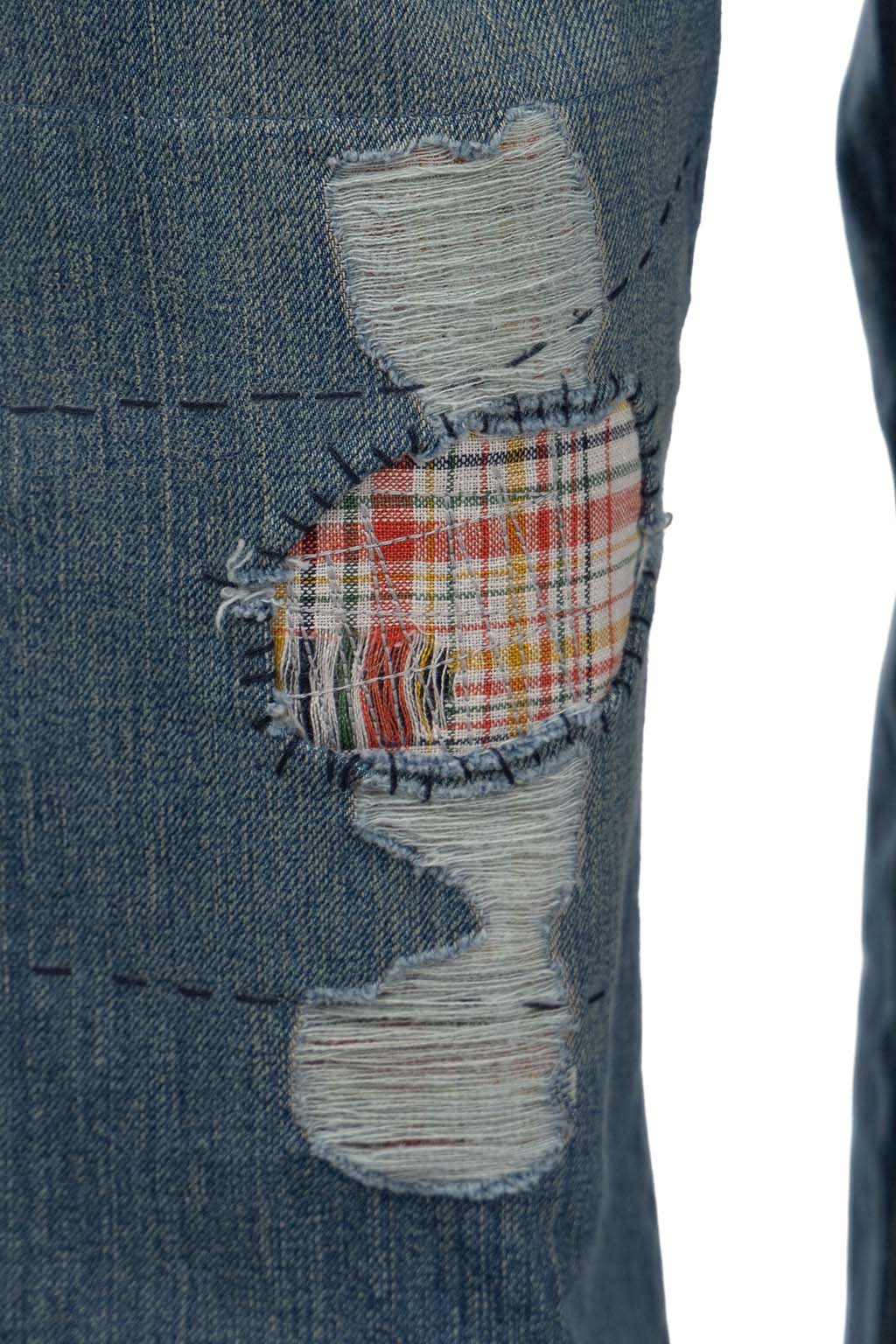 Junya Watanabe MAN - Junya Watanabe MAN Selvedge Patchwork Jeans - Indigo