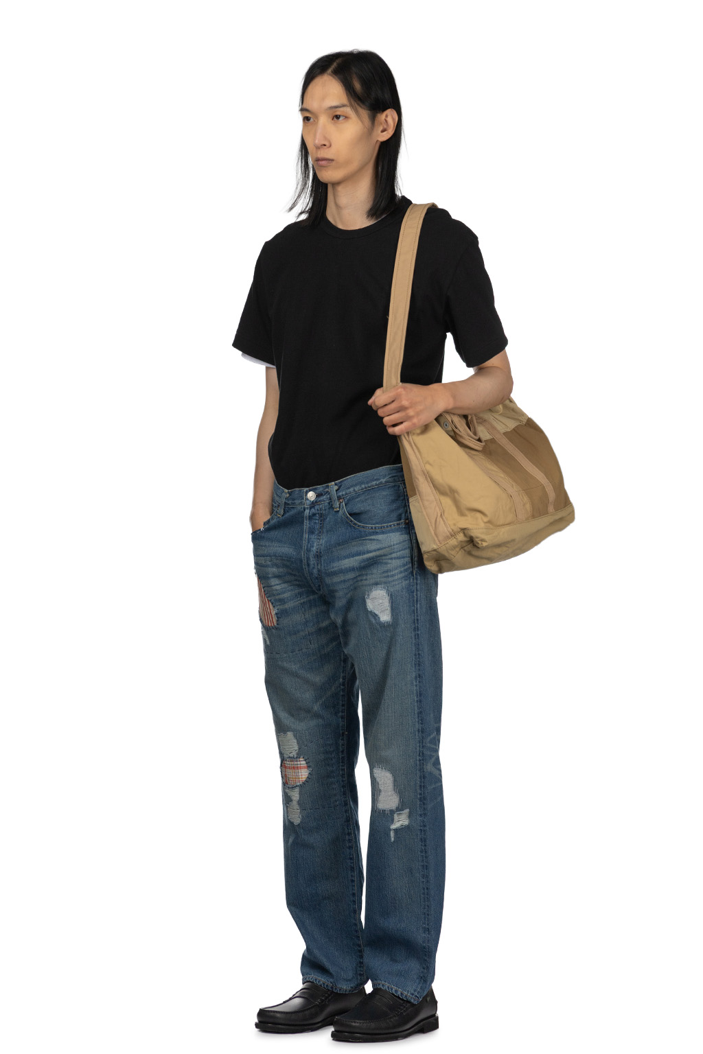 Junya Watanabe MAN - Junya Watanabe MAN Selvedge Patchwork Jeans - Indigo