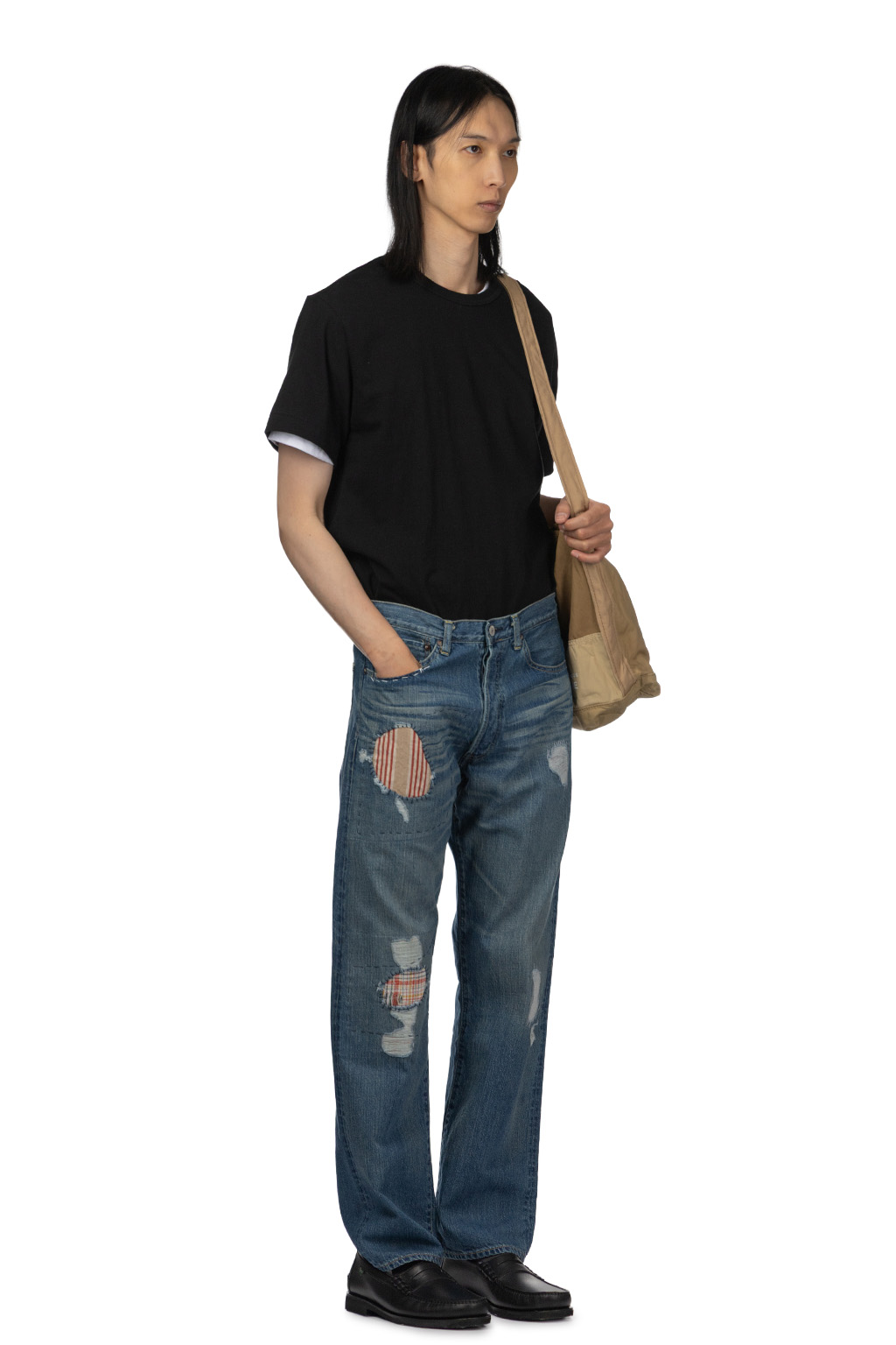 Junya Watanabe MAN - Junya Watanabe MAN Selvedge Patchwork Jeans - Indigo