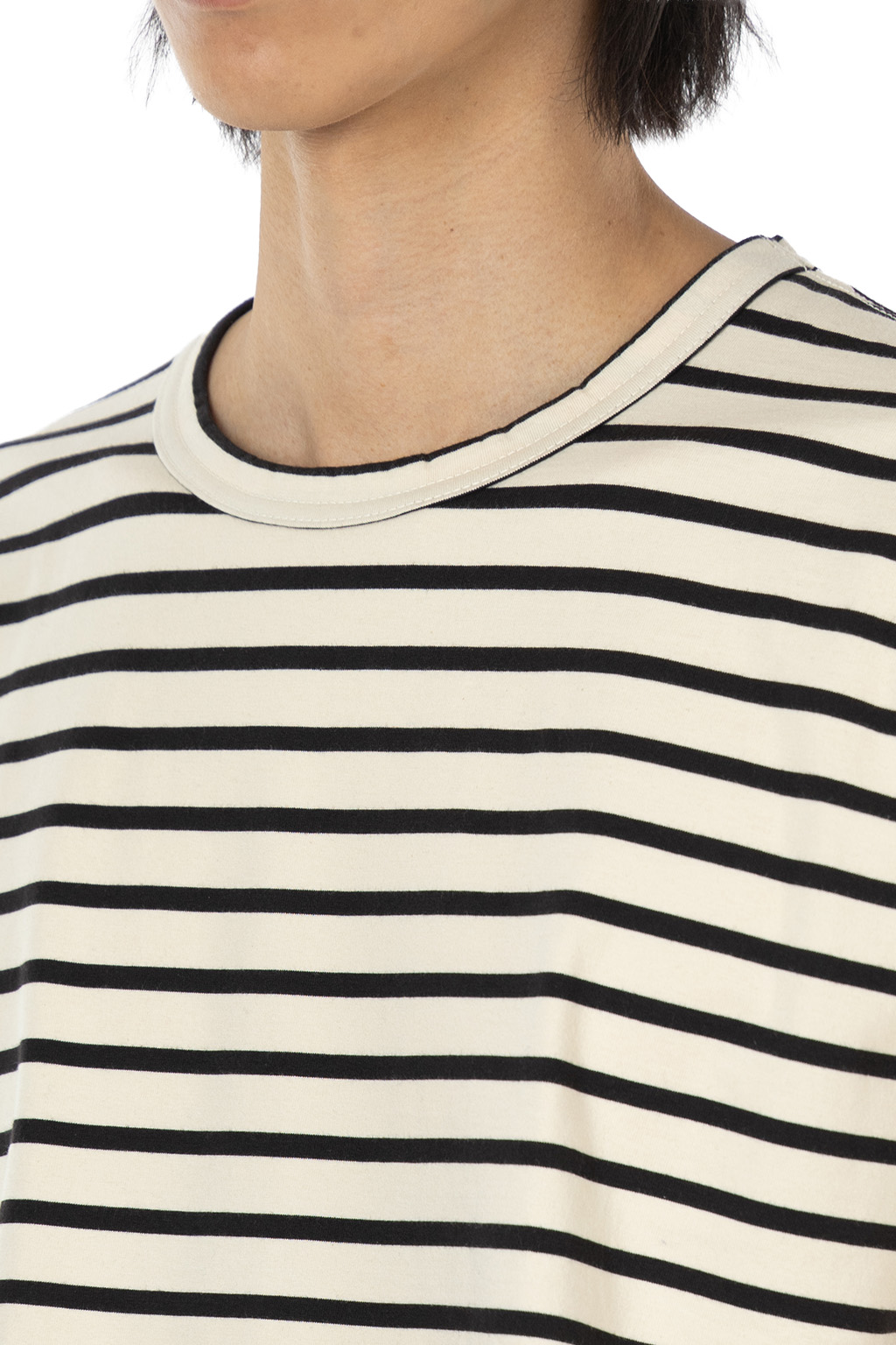 Junya Watanabe MAN - Striped T-Shirt - Natural and Black