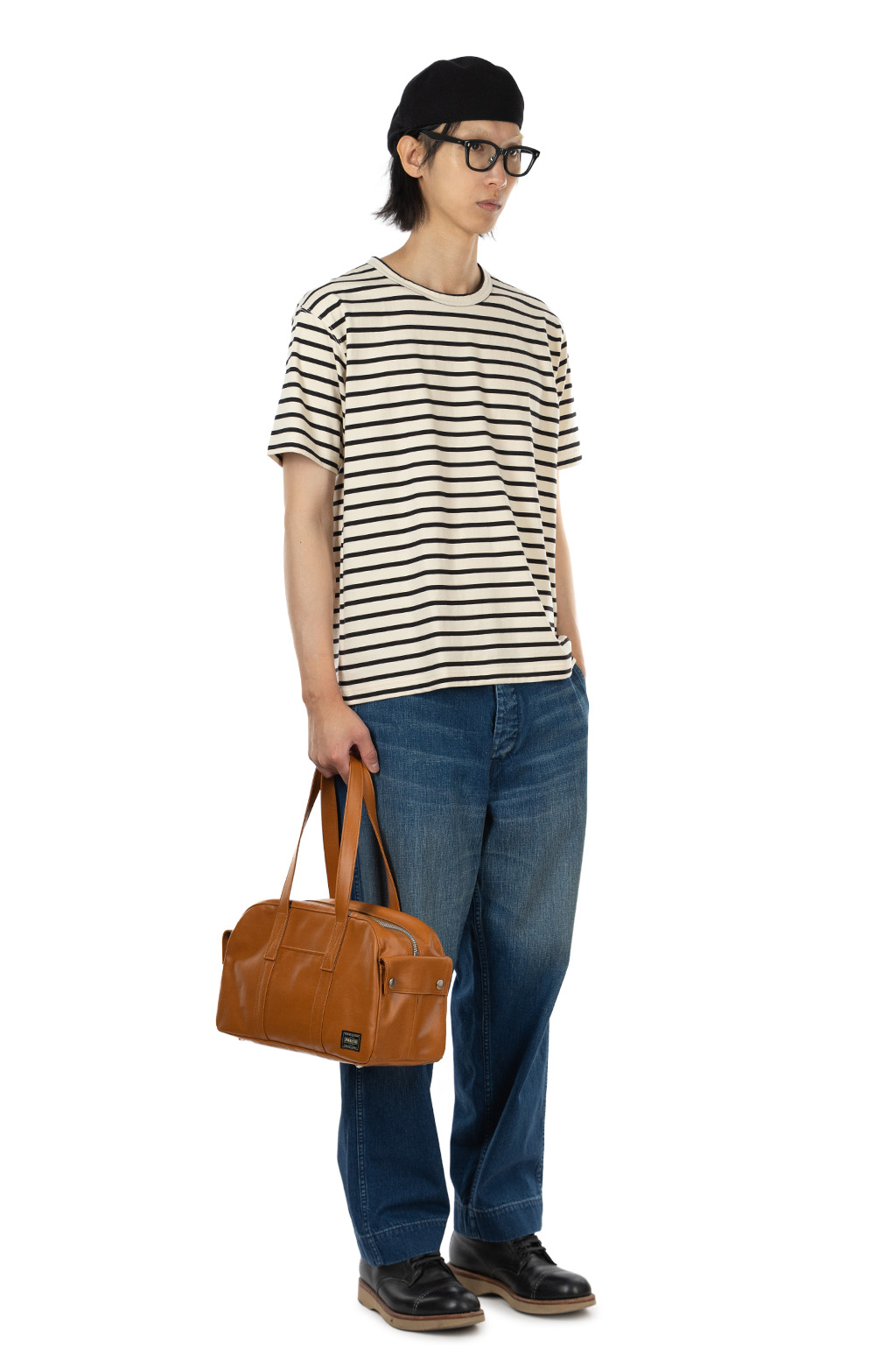 Junya Watanabe MAN - Striped T-Shirt - Natural and Black
