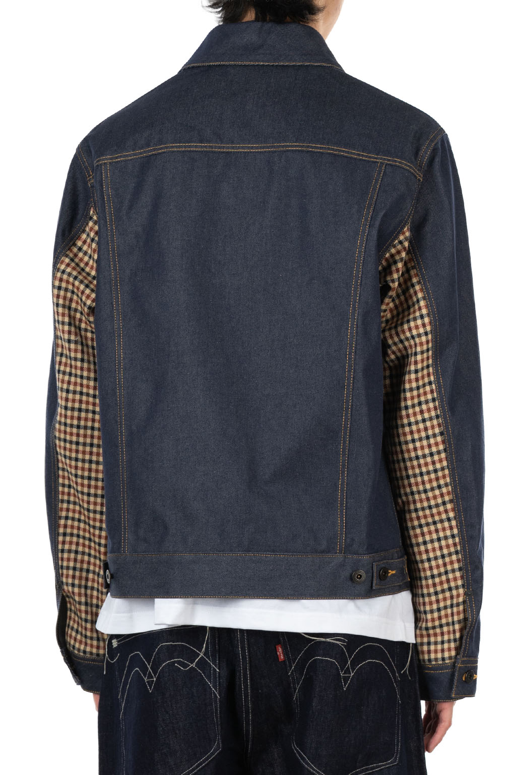 Junya Watanabe MAN - eYe - Denim x Wool Mohair Check FILSON W Name Jacket