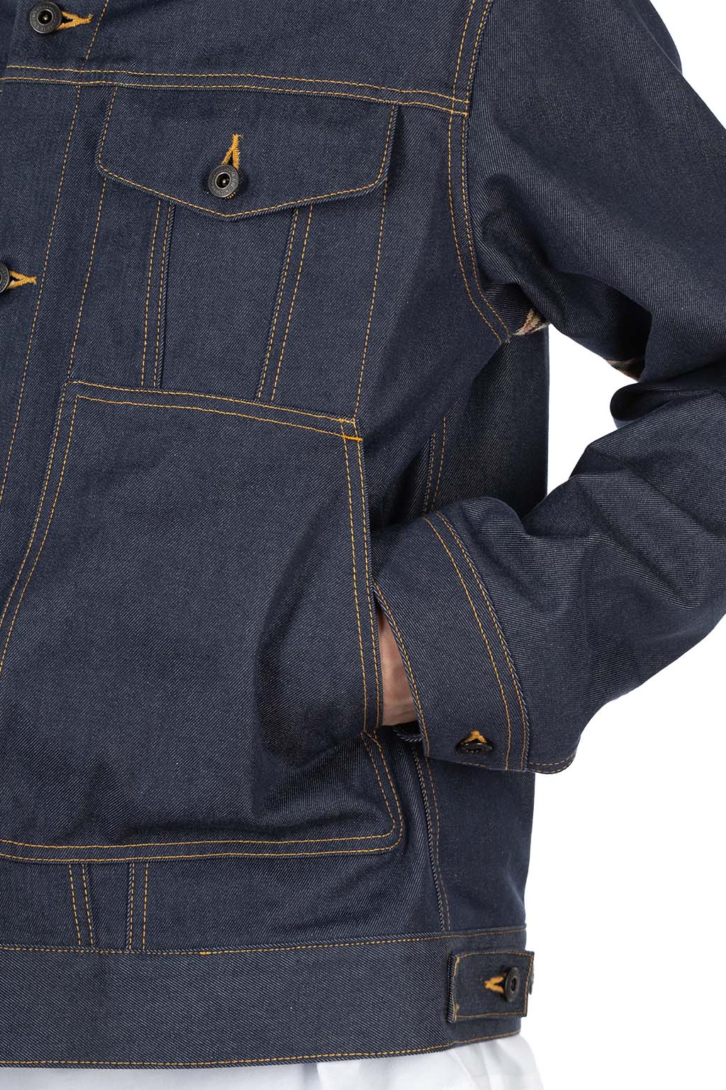 Junya Watanabe MAN - eYe - Denim x Wool Mohair Check FILSON W Name Jacket