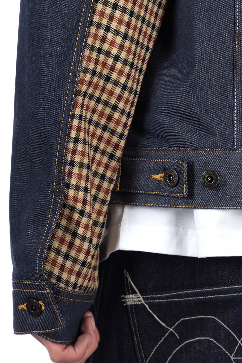 Junya Watanabe MAN - eYe - Denim x Wool Mohair Check FILSON W Name Jacket