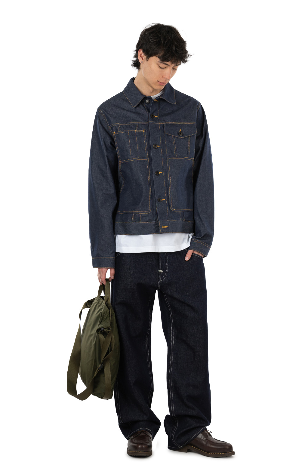 Junya Watanabe MAN - eYe - Denim x Wool Mohair Check FILSON W Name Jacket