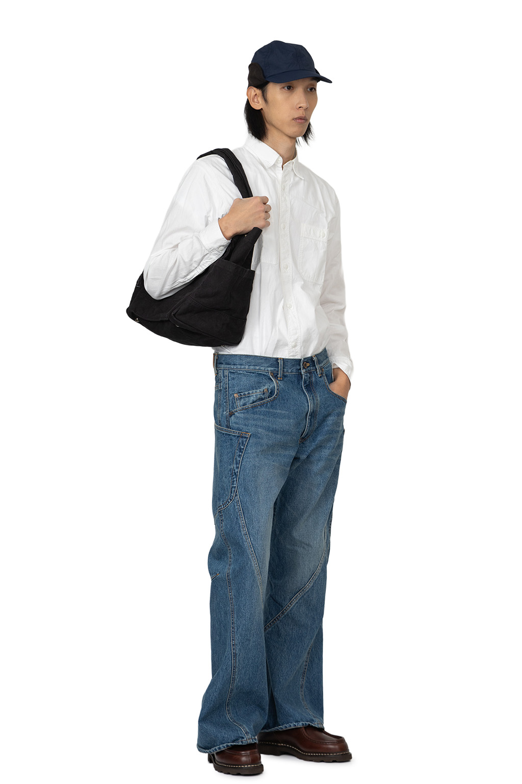 KHOKI - 3D Cutting Denim Pants