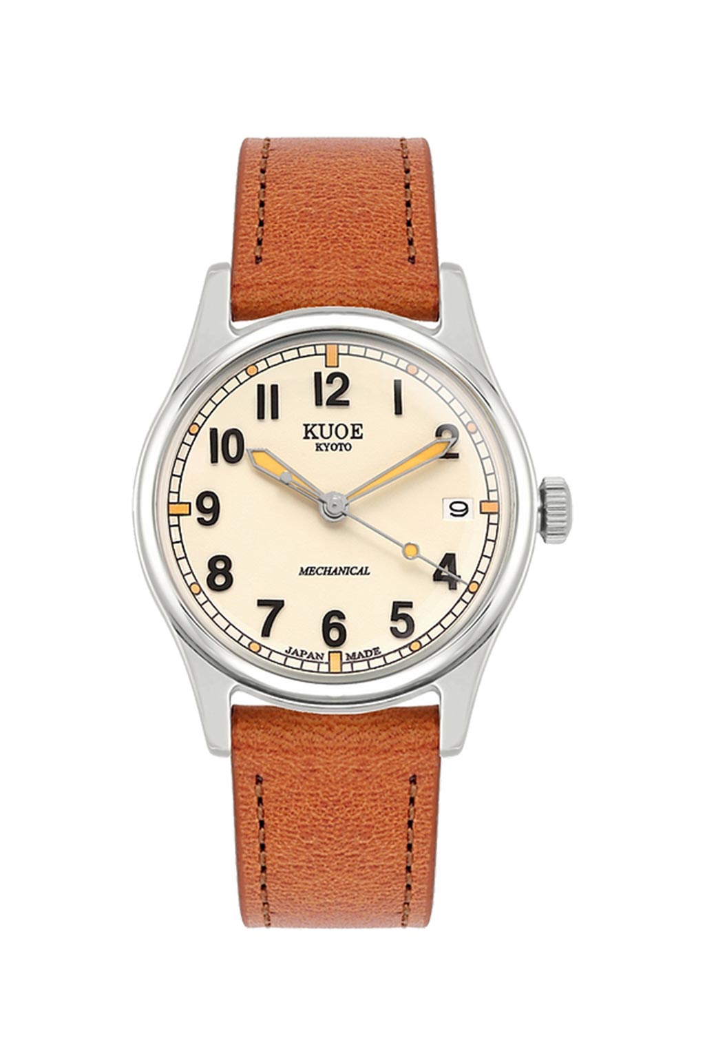 Kuoe Watch | OLD SMITH 90-002 Automatic Ivory, with Date | Men