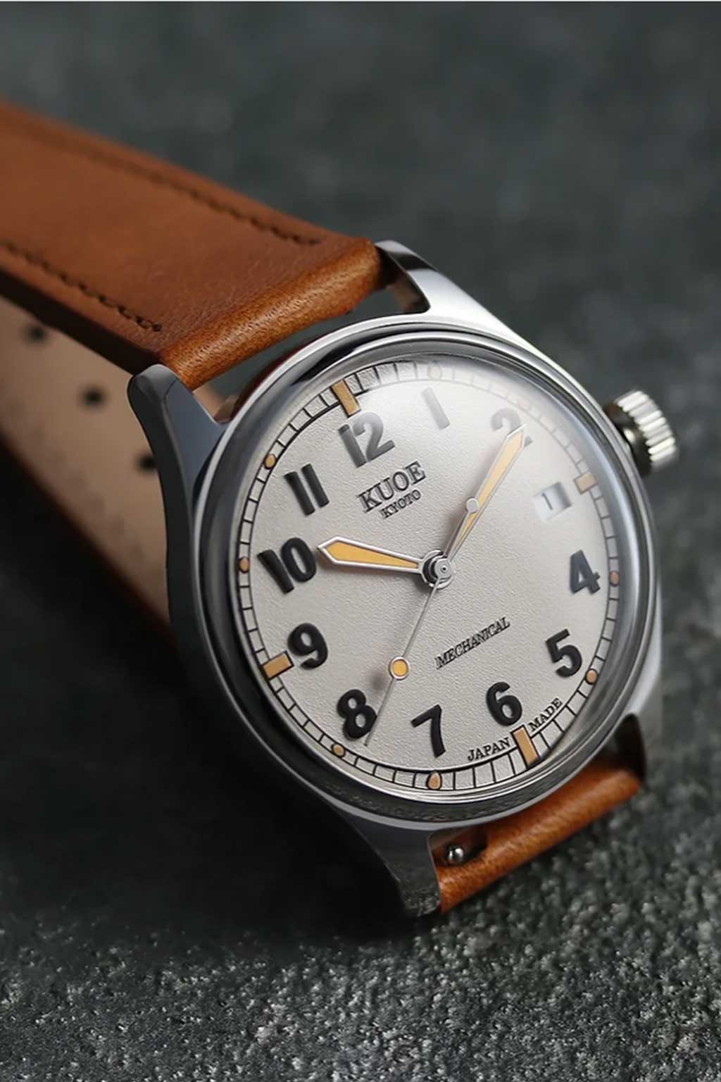 Kuoe Watch - OLD SMITH 90-002 Automatic Ivory,  with Date