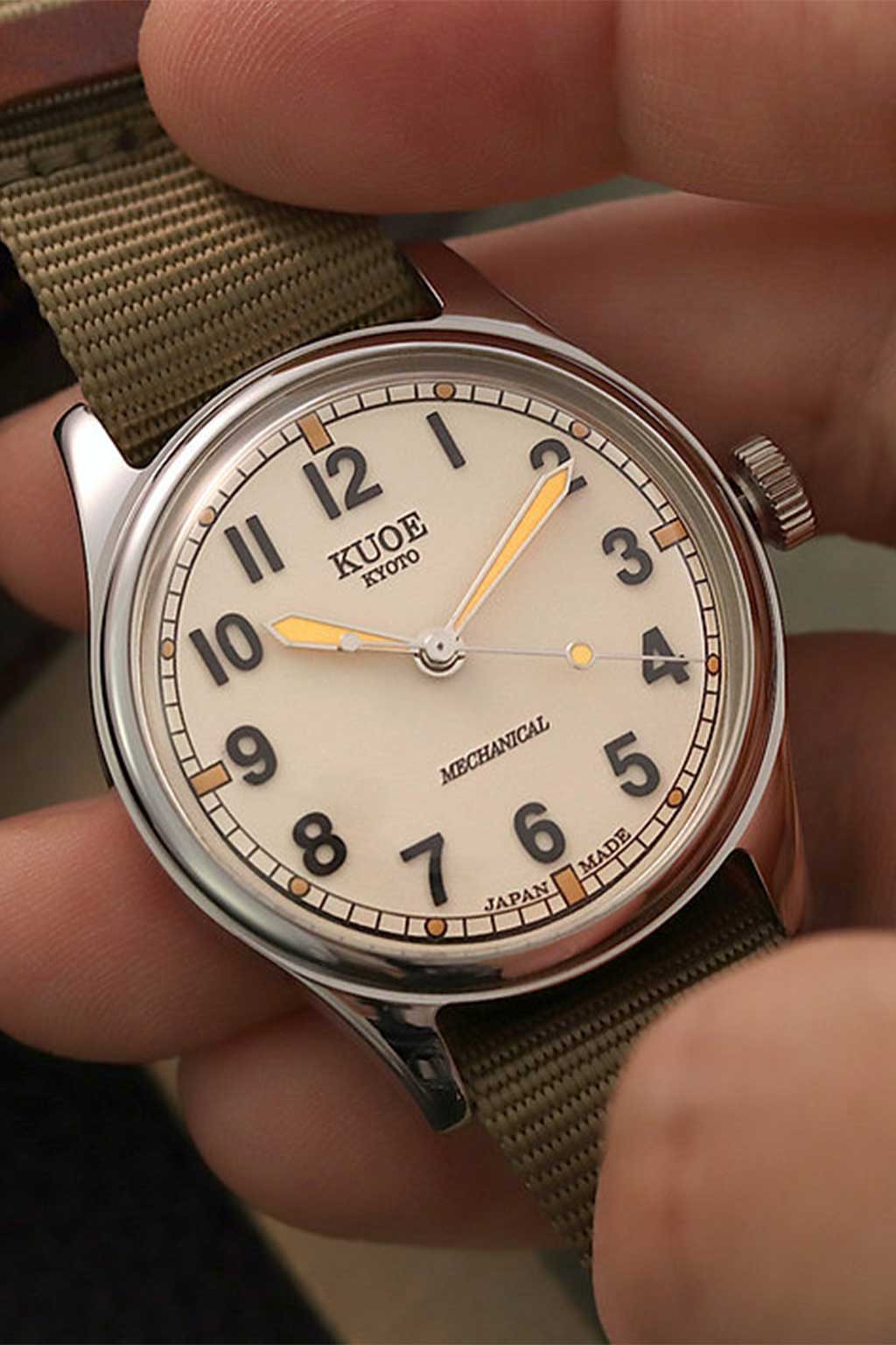 Kuoe Watch - OLD SMITH 90-002 Automatic Brown with Date