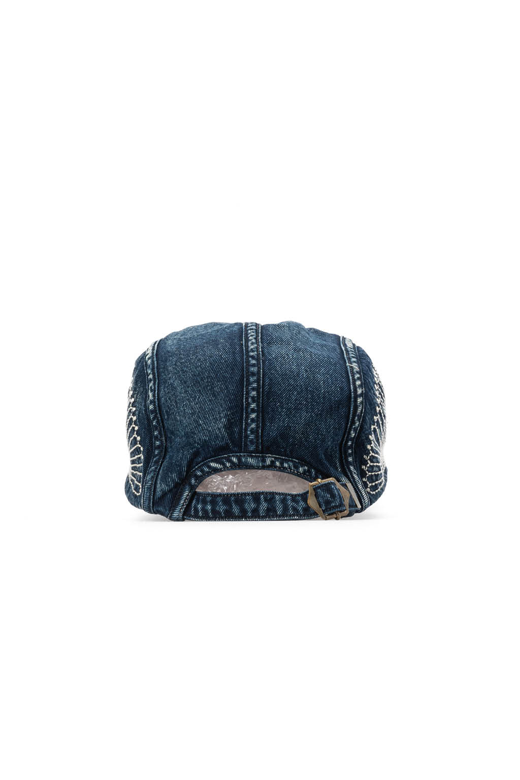 Kapital - 10oz IDGxIDG Denim Camp Cap (FUROSHIKI Embroidery) - Indigo