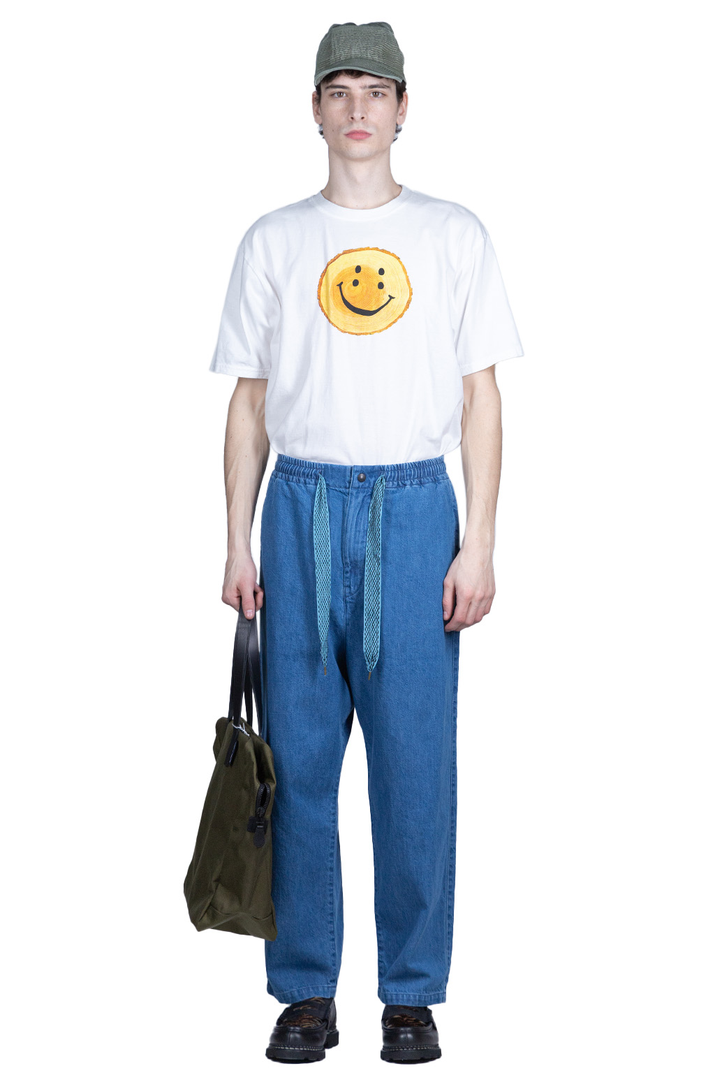 BlueButtonShop - Kapital - Kapital-115oz-Denim-EASY-Pants-EK-1379-noe