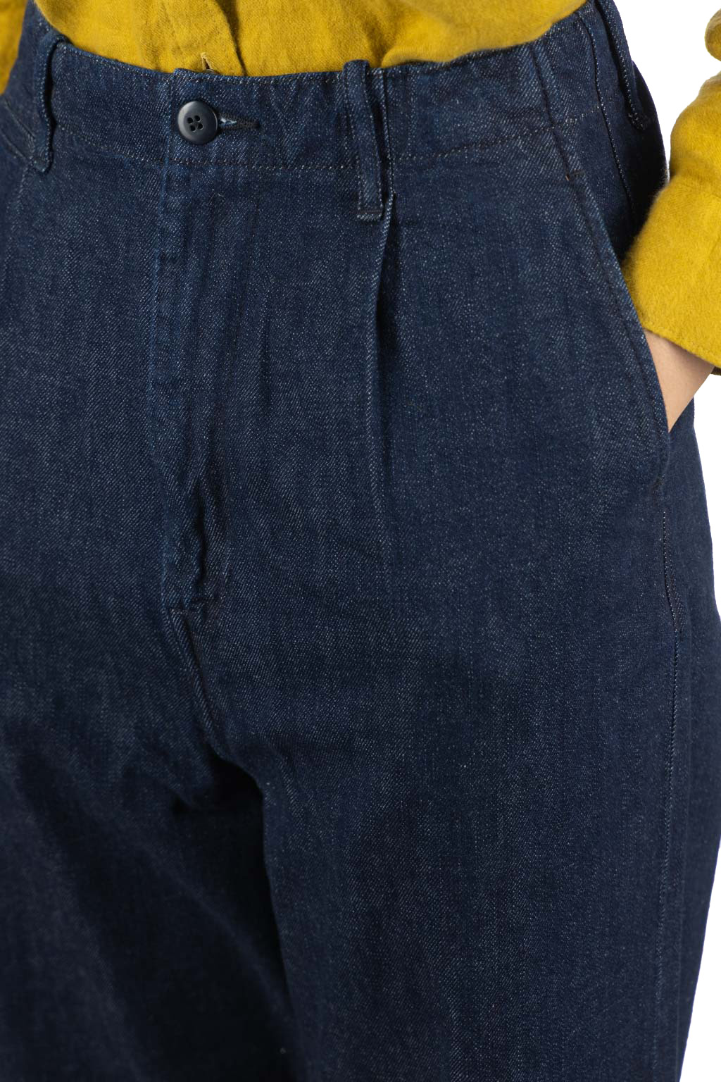 Kapital | 11.5oz Denim High Waist NIME Pants - One Wash