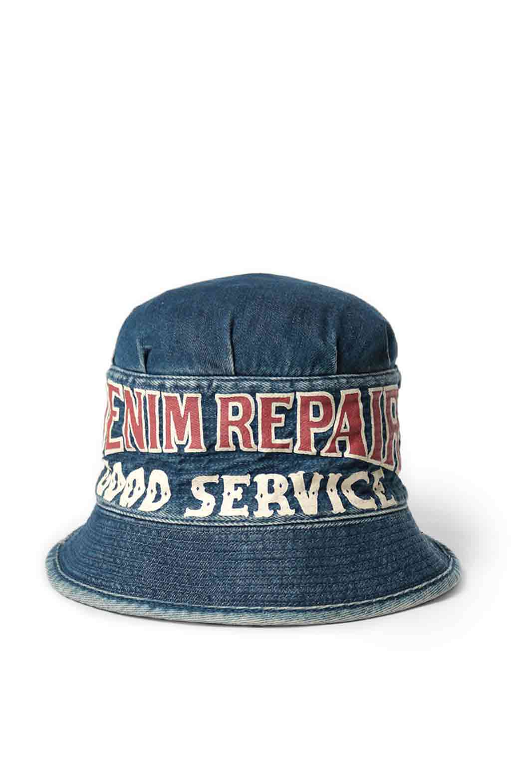 Kapital | 11.5oz Denim LAUNDRY Hat - PRO | Men | Blue Button Shop