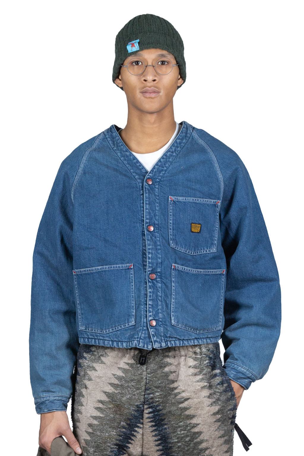 ジャケット・アウター KAPITAL Denim Rainbowy Railroad Jacket social-kapitals-denim-rainbowy