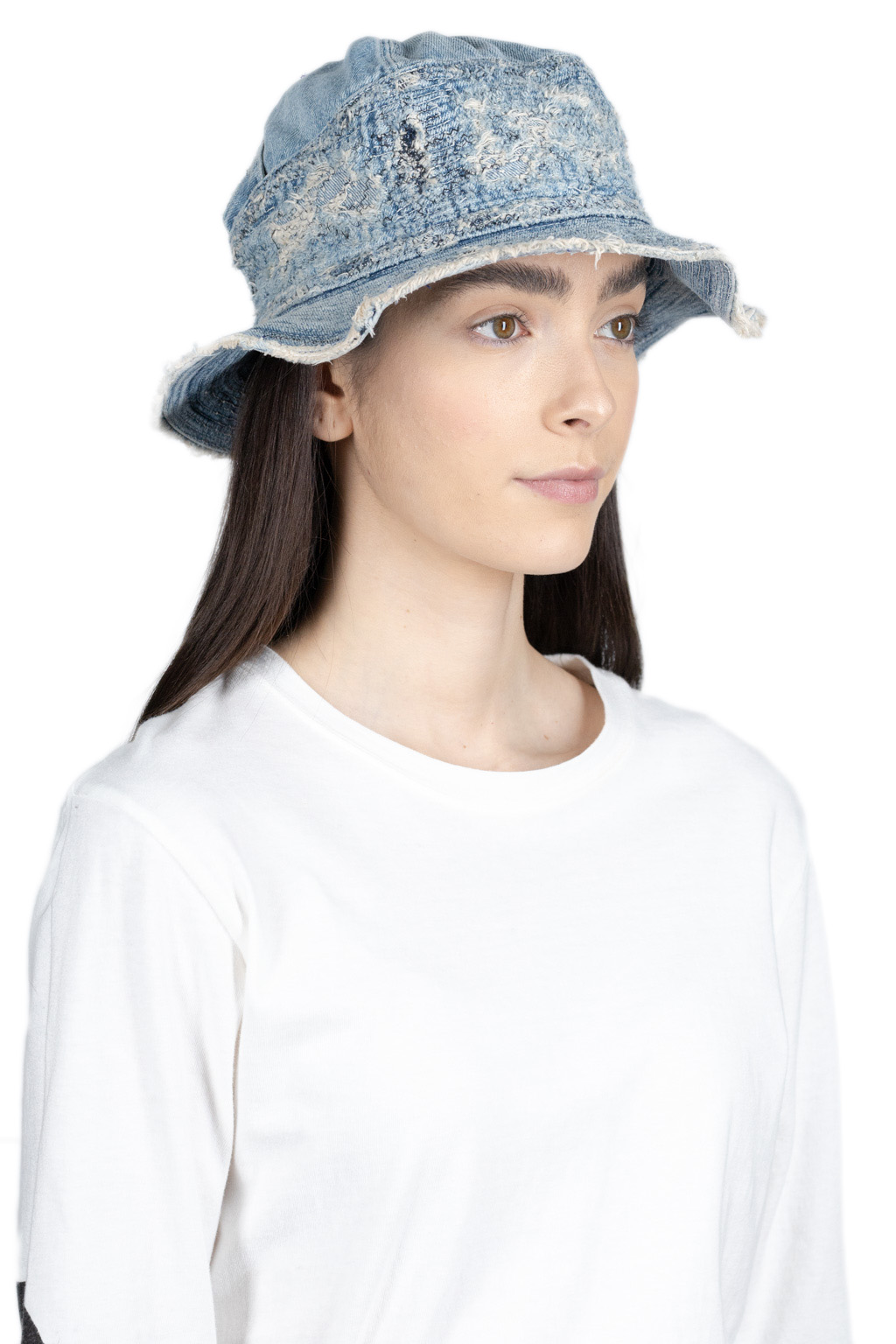 Kapital 11.5oz Denim The Old Man And The Sea Hat (CRASH Remake) - Indigo