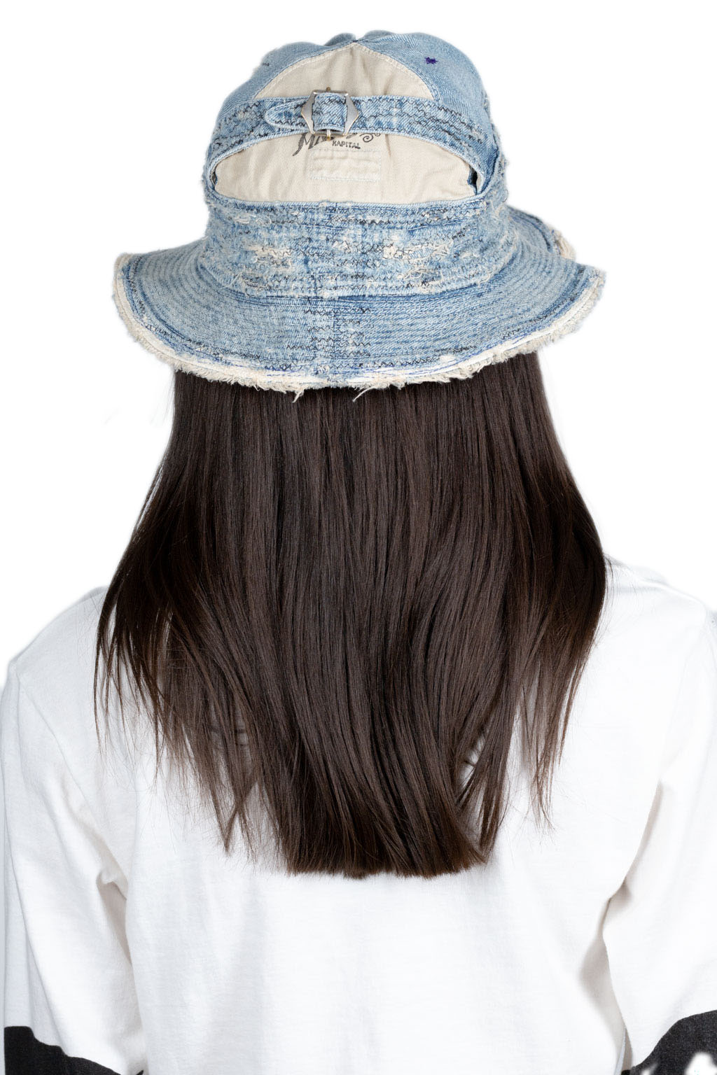 Kapital 11.5oz Denim The Old Man And The Sea Hat (CRASH Remake) - Indigo