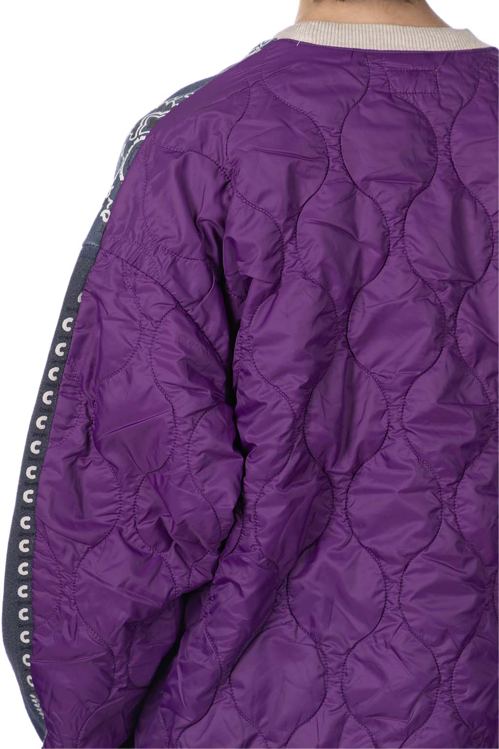 Kapital 12/-SWT Knit BANDANA BIVOUAC BIG Sweater - Purple Navy