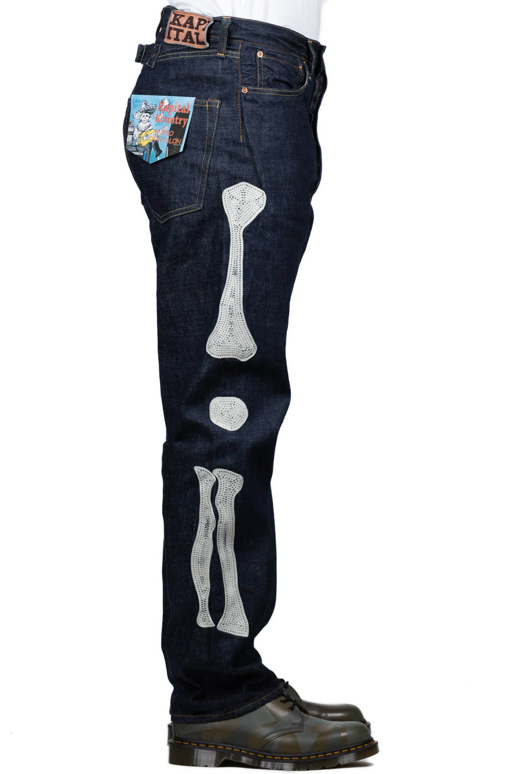 BlueButtonShop - Kapital - Kapital-125oz-Denim-MEXICAN BlueButtonShop - Kapital - Kapital-125oz-Denim-MEXICAN