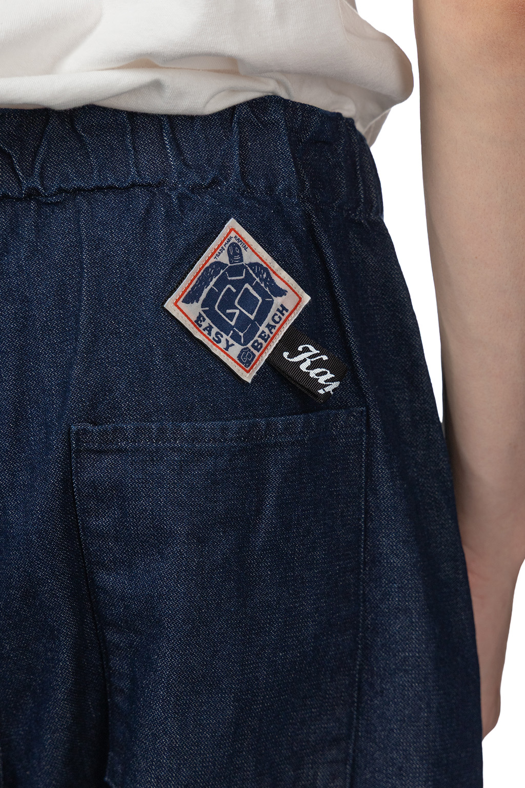 Kapital - 12oz Broken Denim EASY-BEACH-GO Pants - Indigo