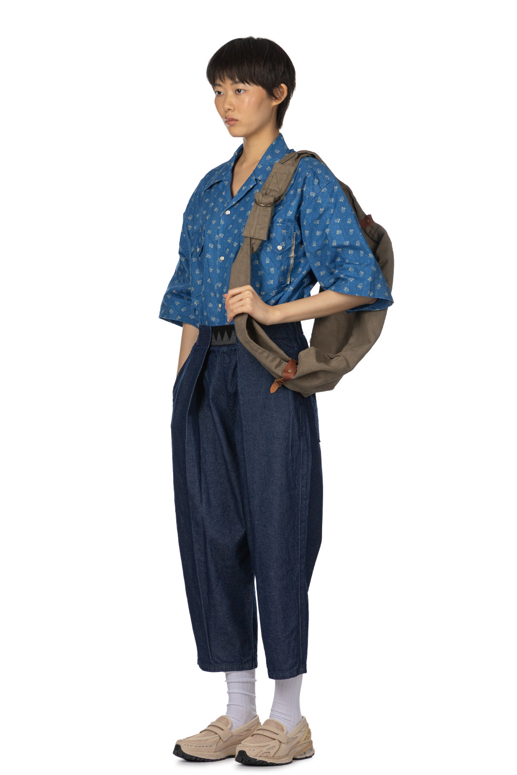 Kapital - 12oz Broken Denim EASY-BEACH-GO Pants - Indigo