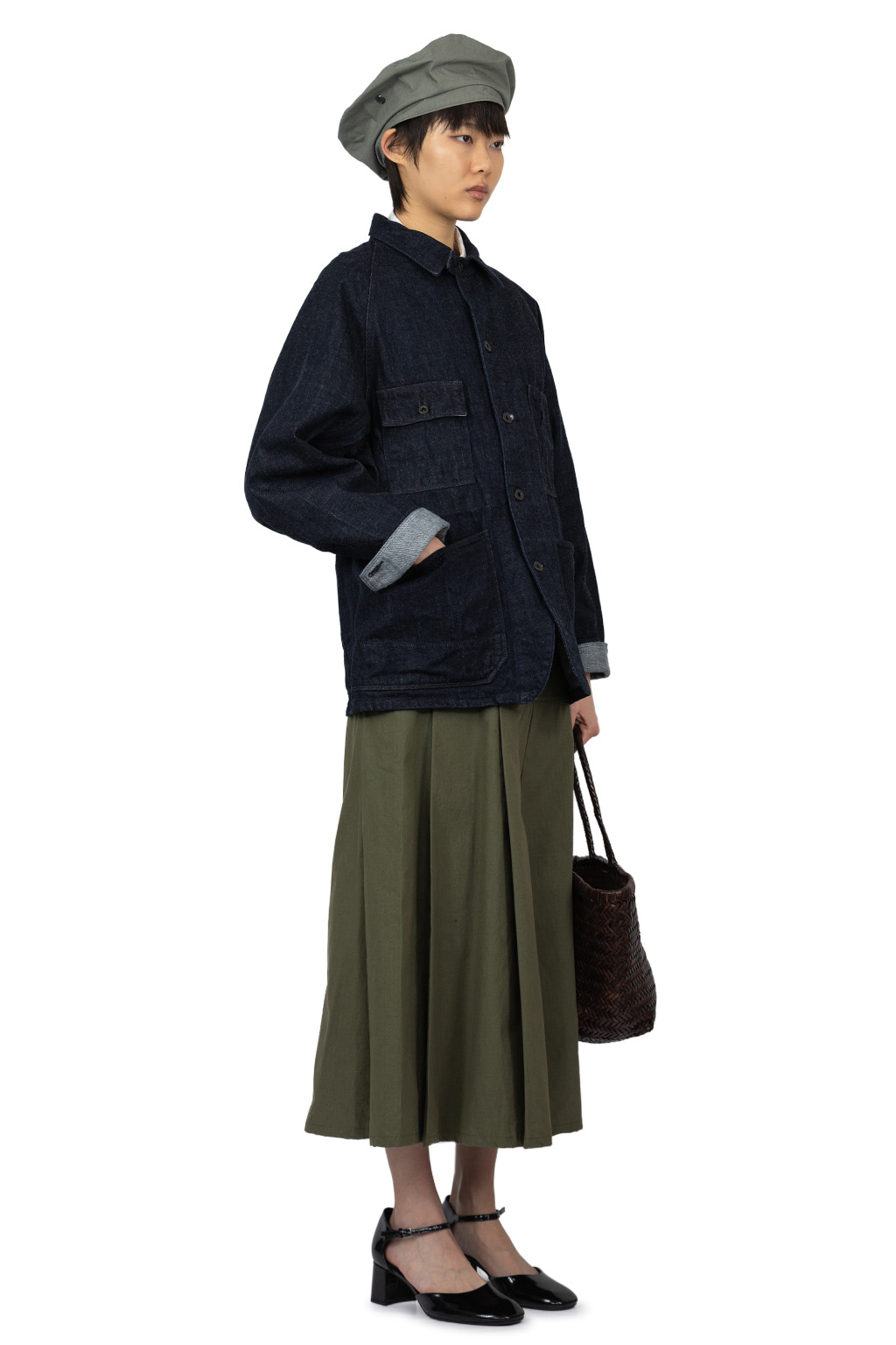 Kapital - 12oz Denim CACTUS Coverall- Black Thread ver