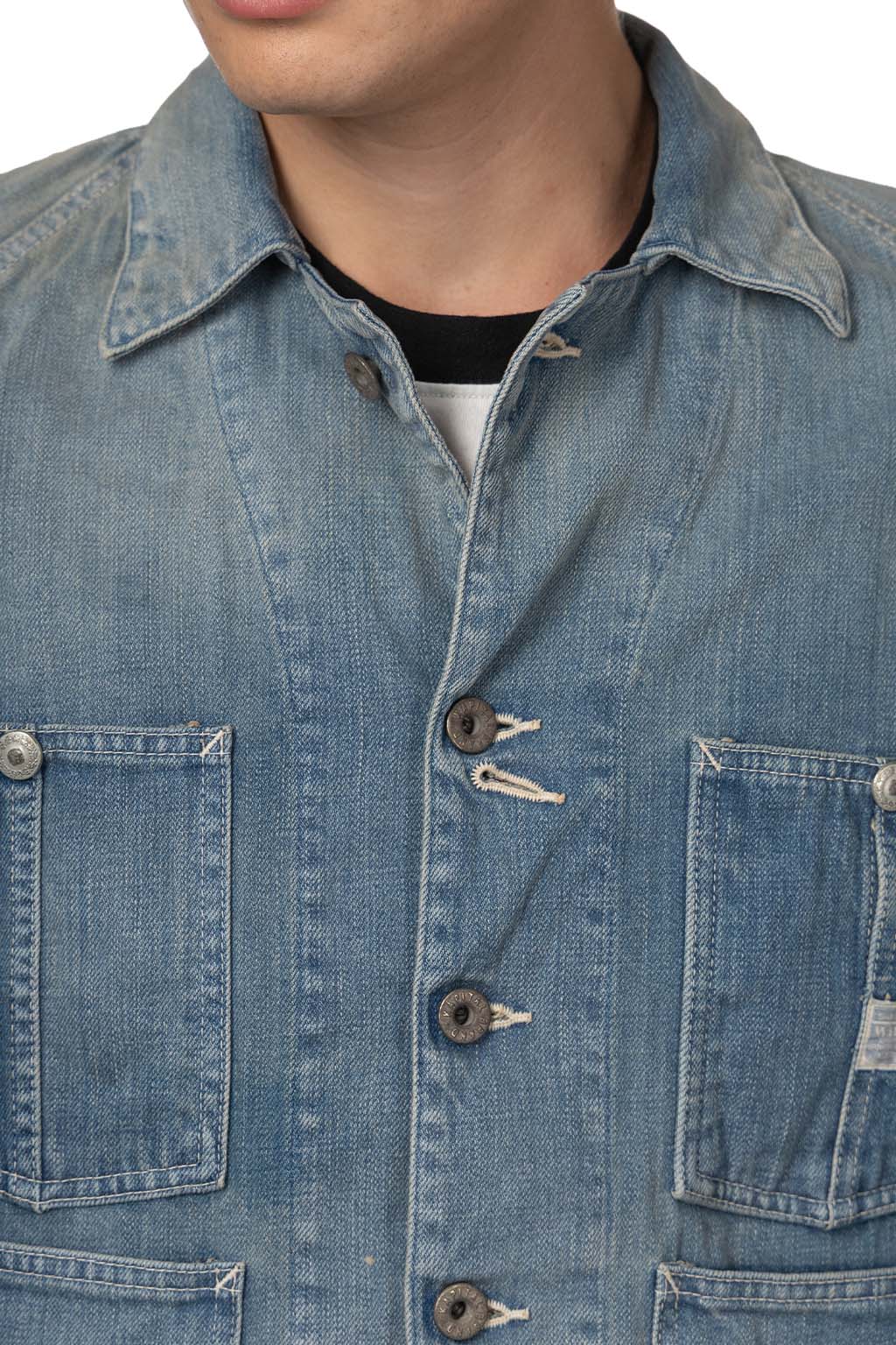 Kapital - 12oz Denim Cropped WINDAY CHOR JKT - PRO