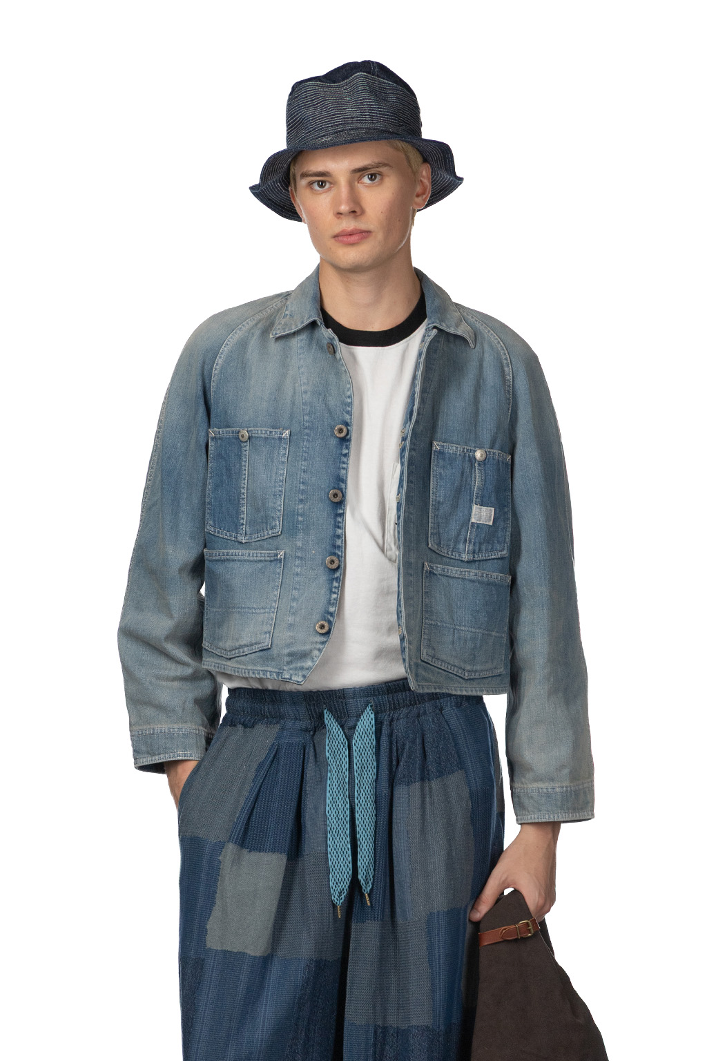 Kapital - 12oz Denim Cropped WINDAY CHOR JKT - PRO
