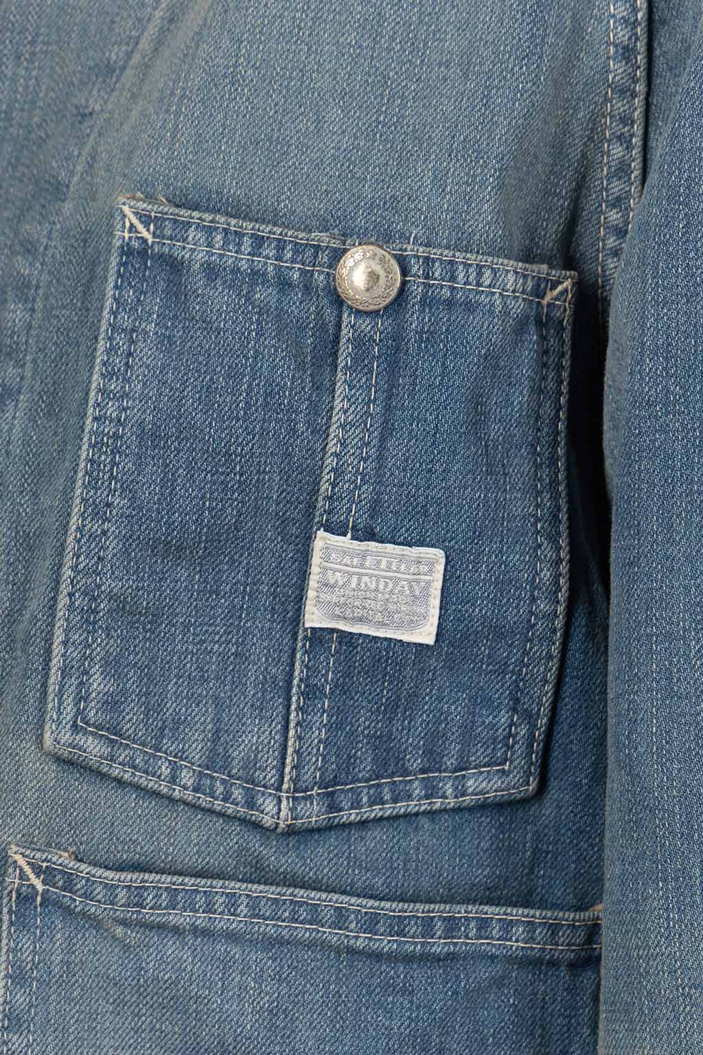 Kapital - 12oz Denim Cropped WINDAY CHOR JKT - PRO