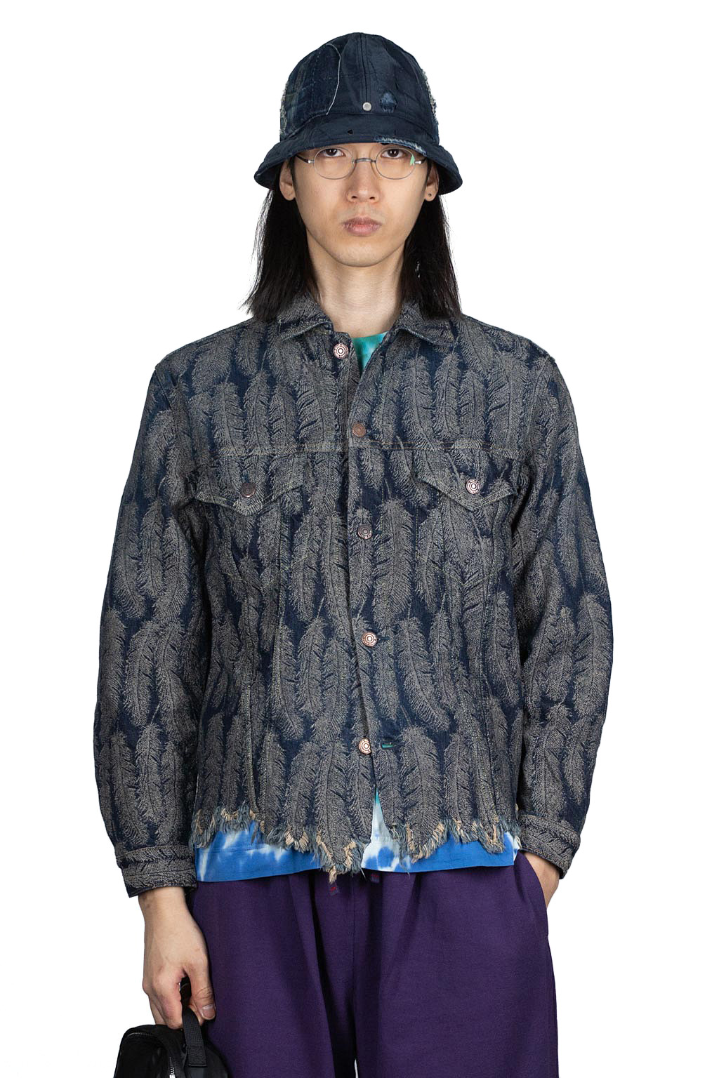 美品 KAPITAL 12ozフェザーデニム 3rd JKT 楽天市場】【中古】KAPITAL 12ozフェザーデニム3rd JKT デニム