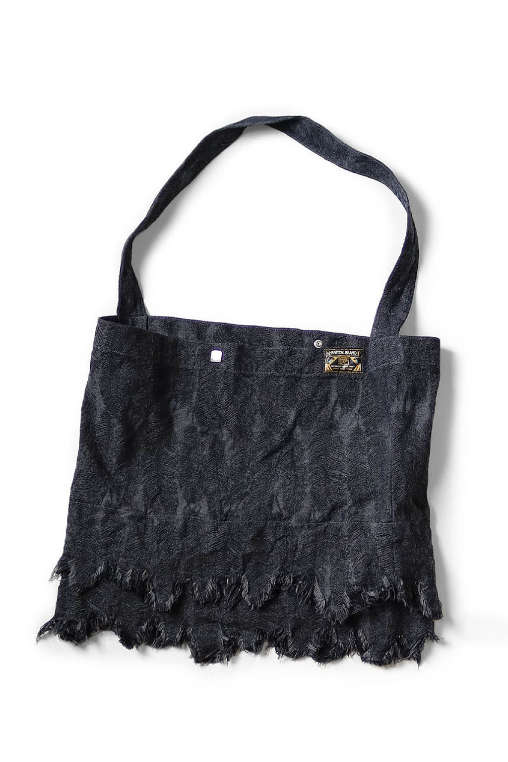 Kapital - 12oz Magpie Denim Medicine Bag - M - 2 Color Choices