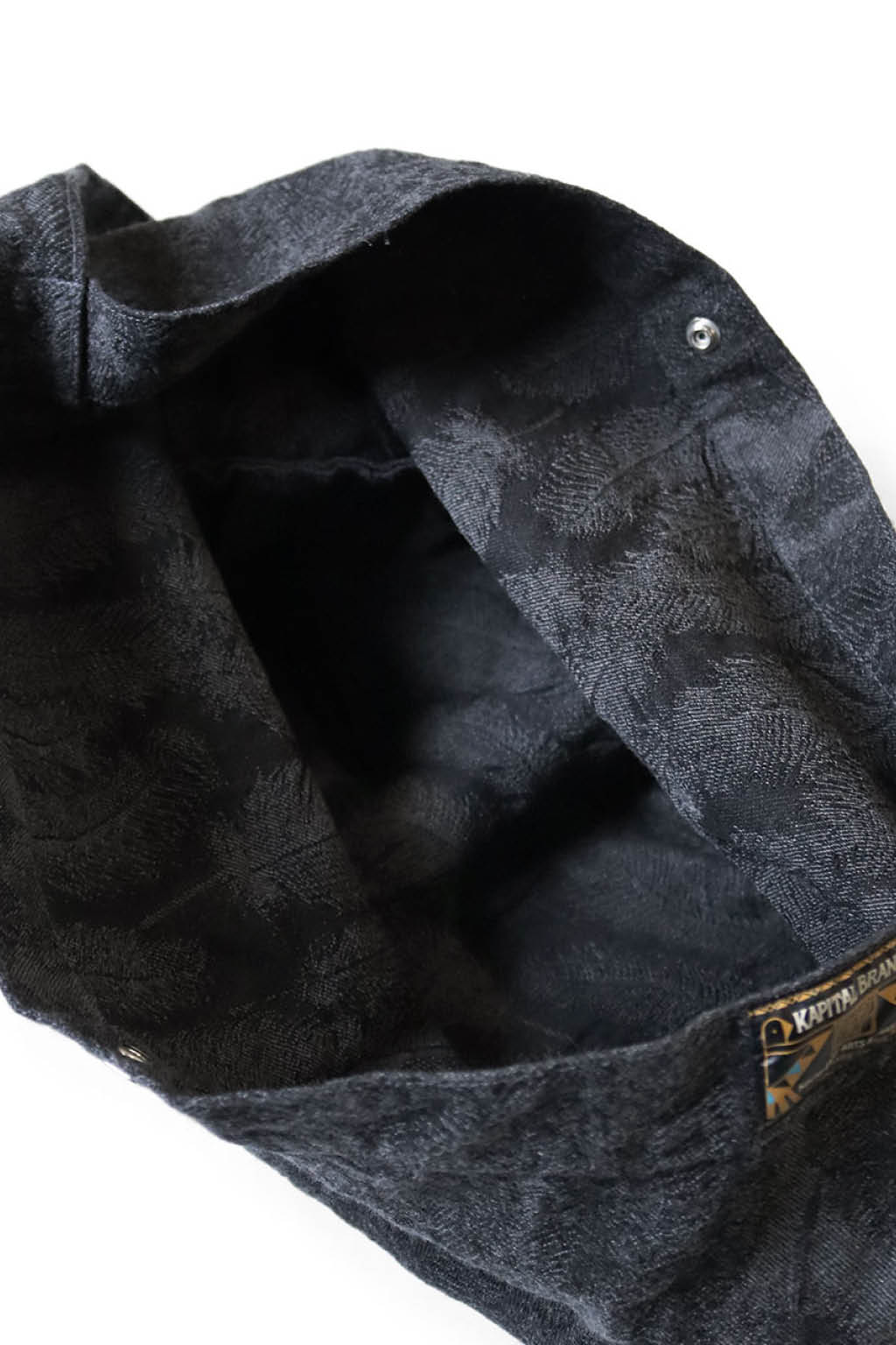 Kapital - 12oz Magpie Denim Medicine Bag - M - 2 Color Choices