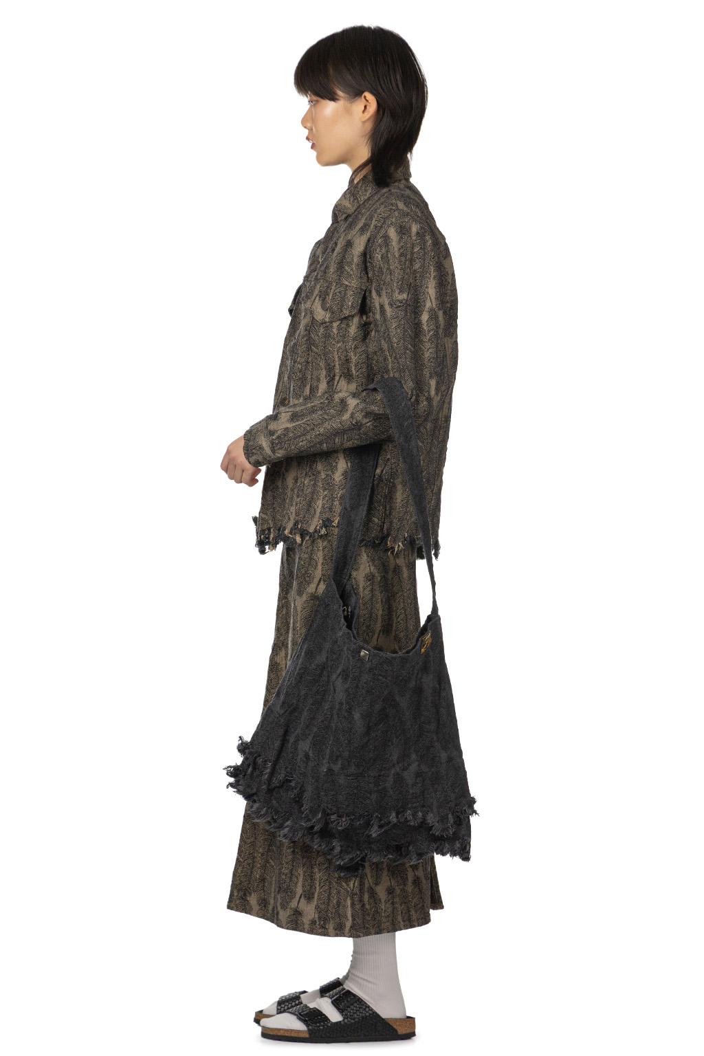 Kapital - 12oz Magpie Denim Medicine Bag - M - 2 Color Choices