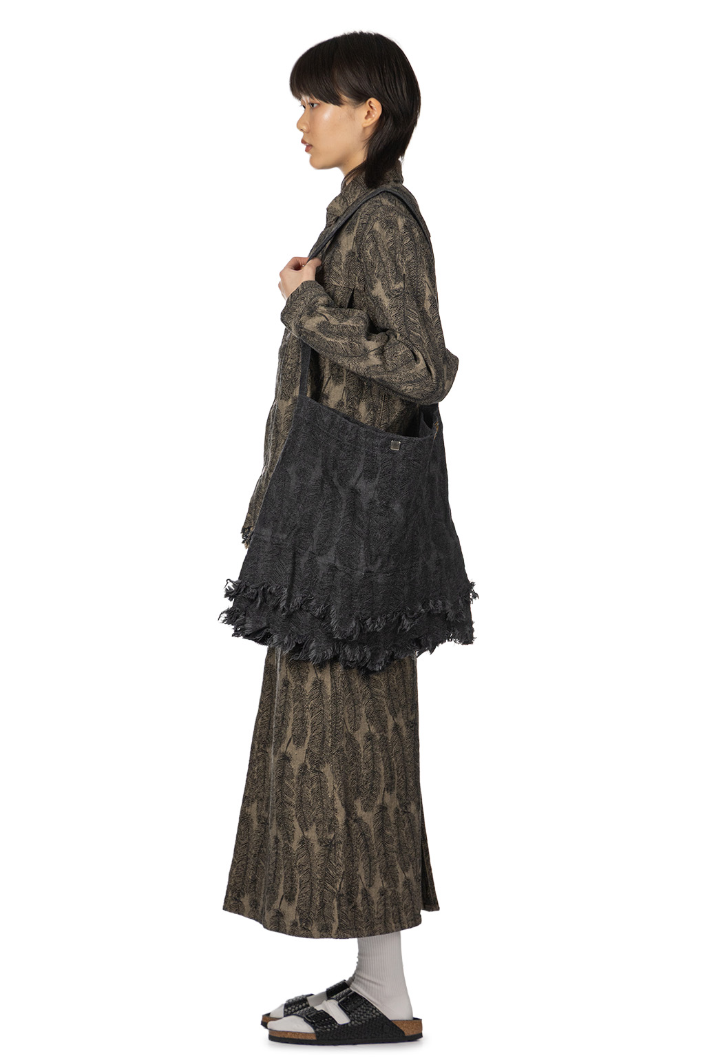 Kapital - 12oz Magpie Denim Medicine Bag - M - 2 Color Choices