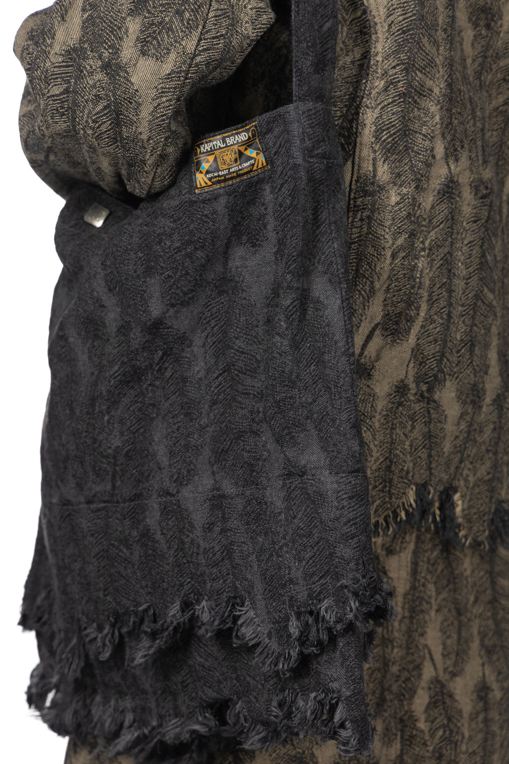 Kapital - 12oz Magpie Denim Medicine Bag - M - 2 Color Choices