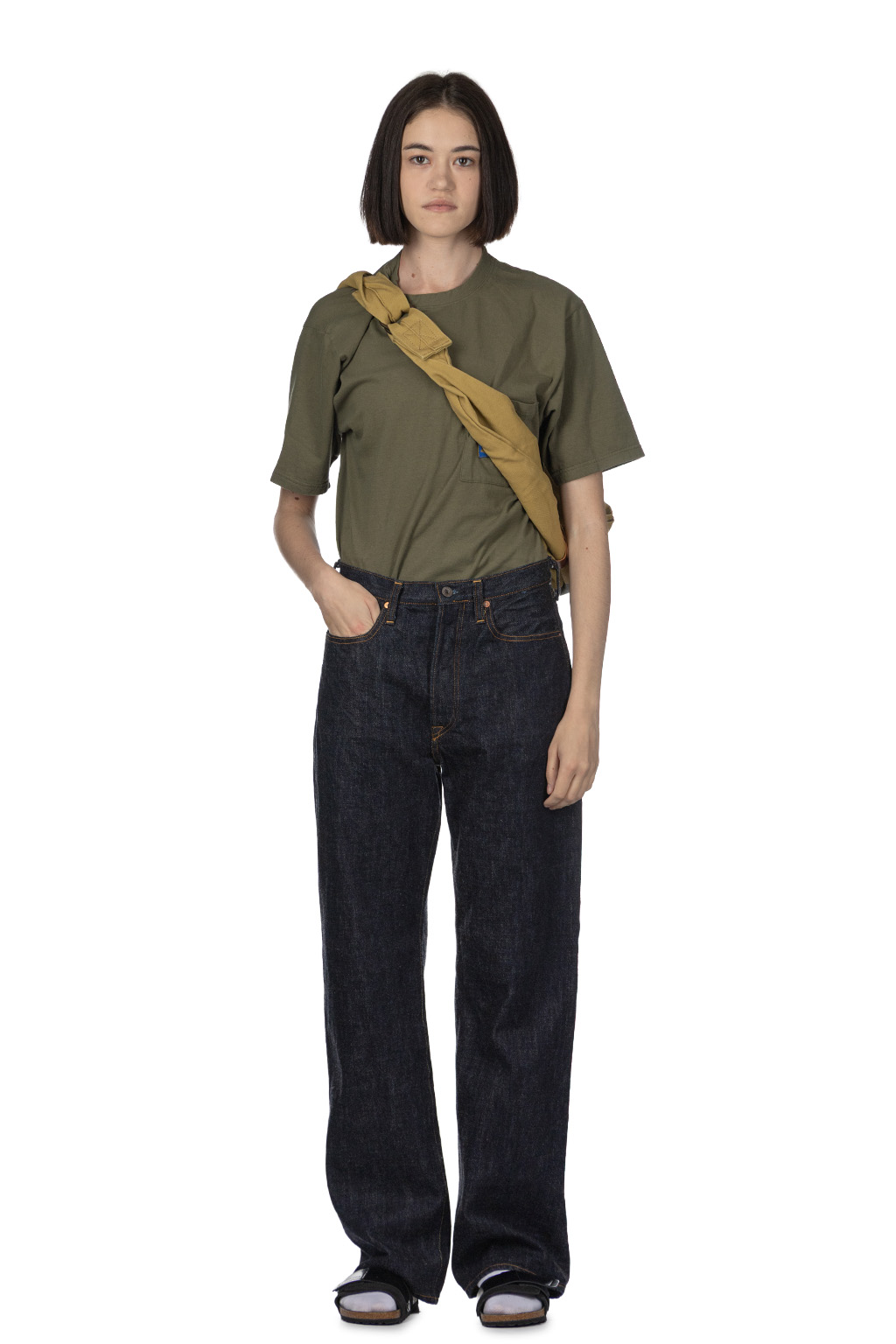 Kapital - 13.5oz Zimbabwe Denim 5P MONKEY TH - OneWash