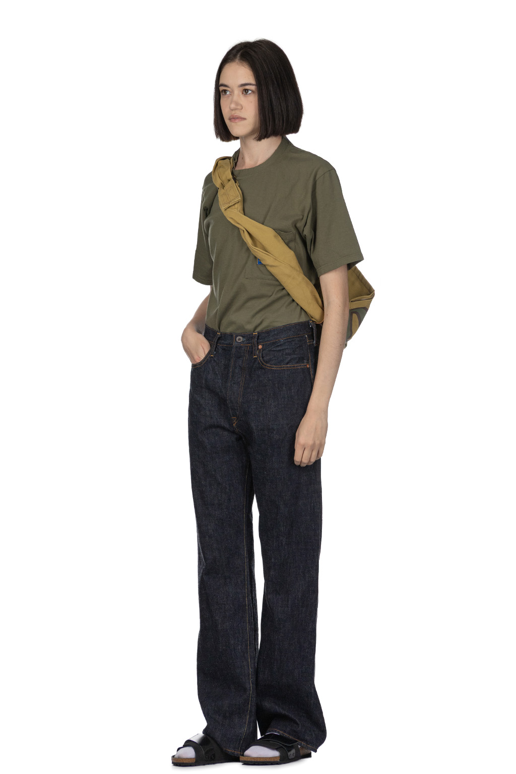 Kapital - 13.5oz Zimbabwe Denim 5P MONKEY TH - OneWash