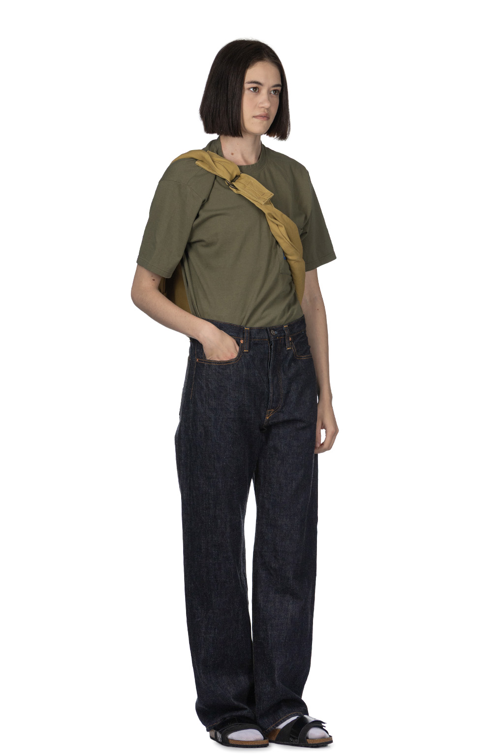 Kapital - 13.5oz Zimbabwe Denim 5P MONKEY TH - OneWash