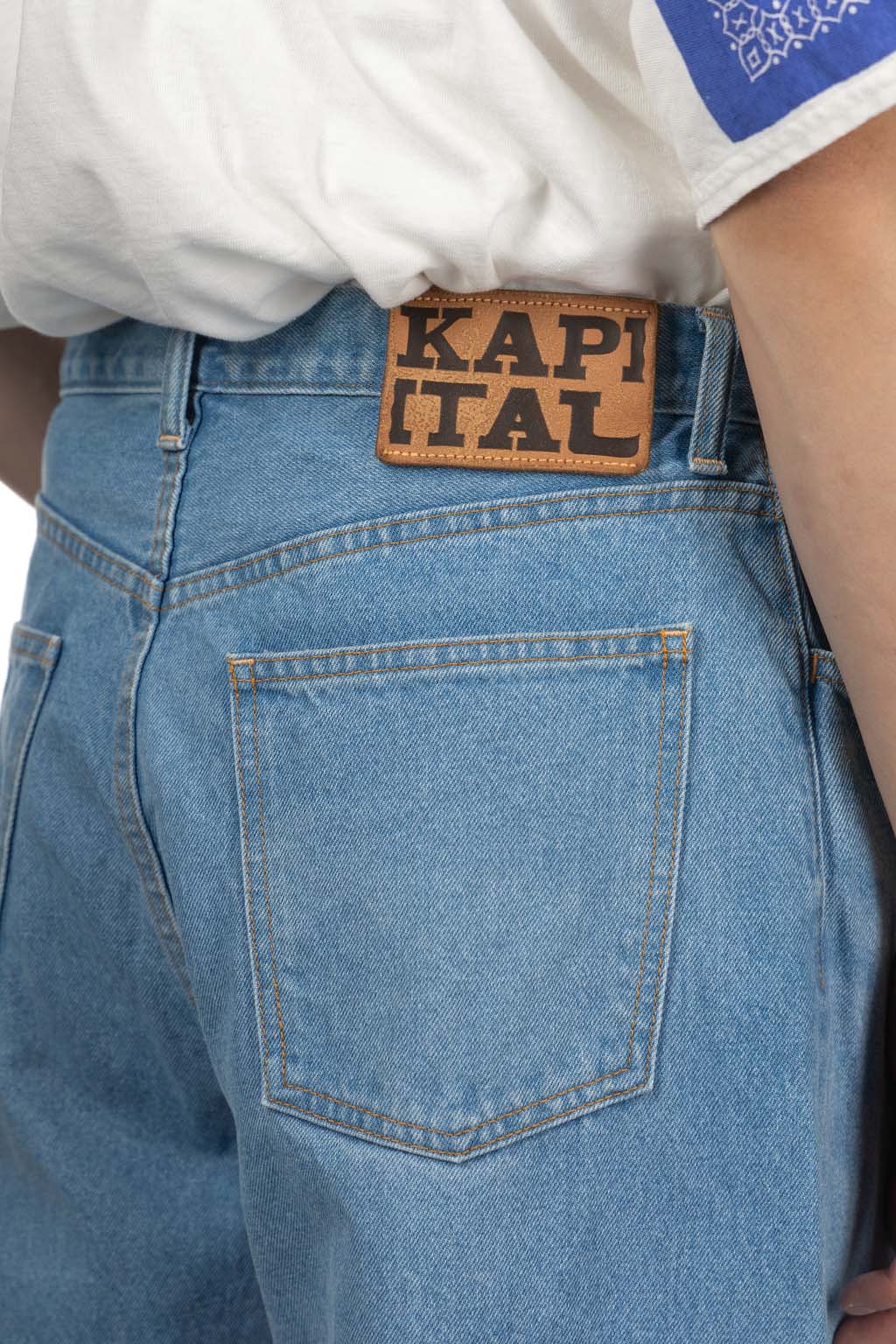 Kapital - 13.5oz Zimbabwe Denim CLUB Baggy Pants